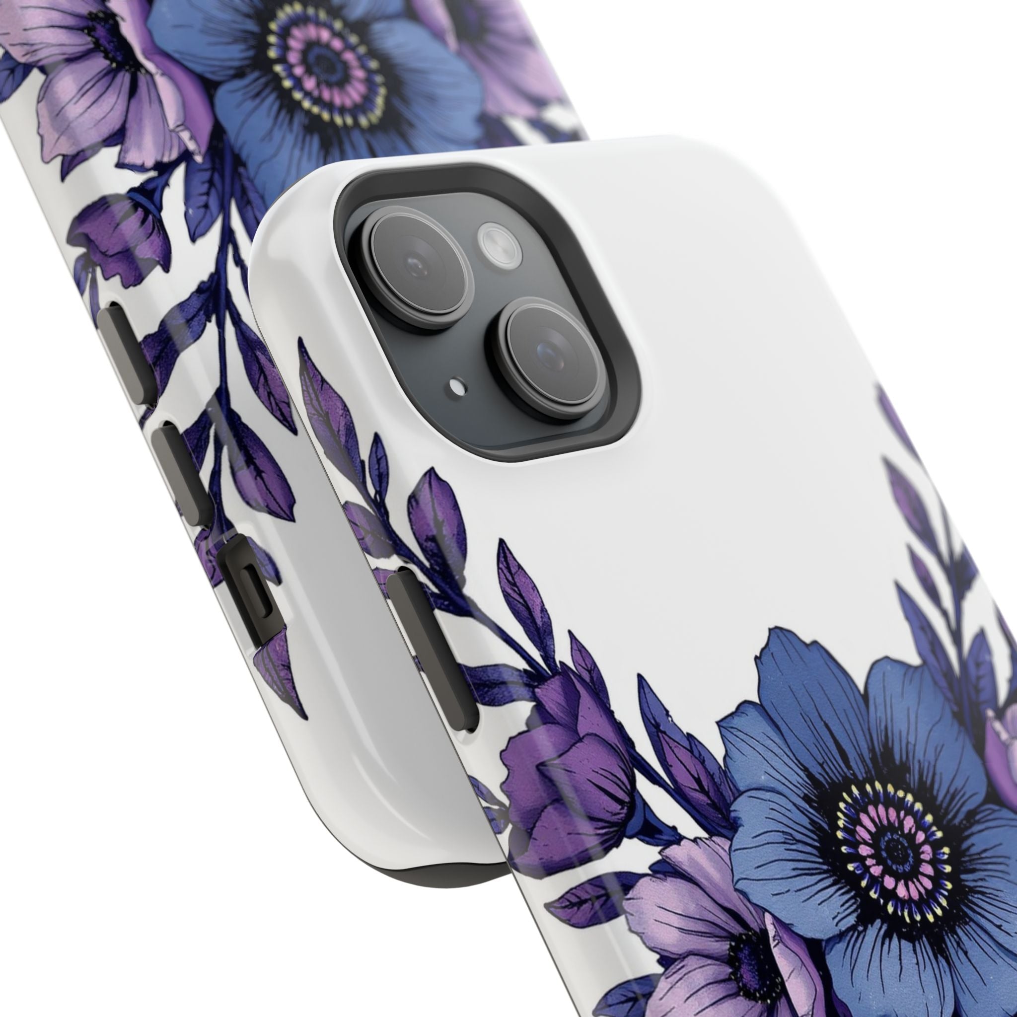 iPhone Floral Crown Grunge Distressed Slim Everyday Designer Case · iPhone Case