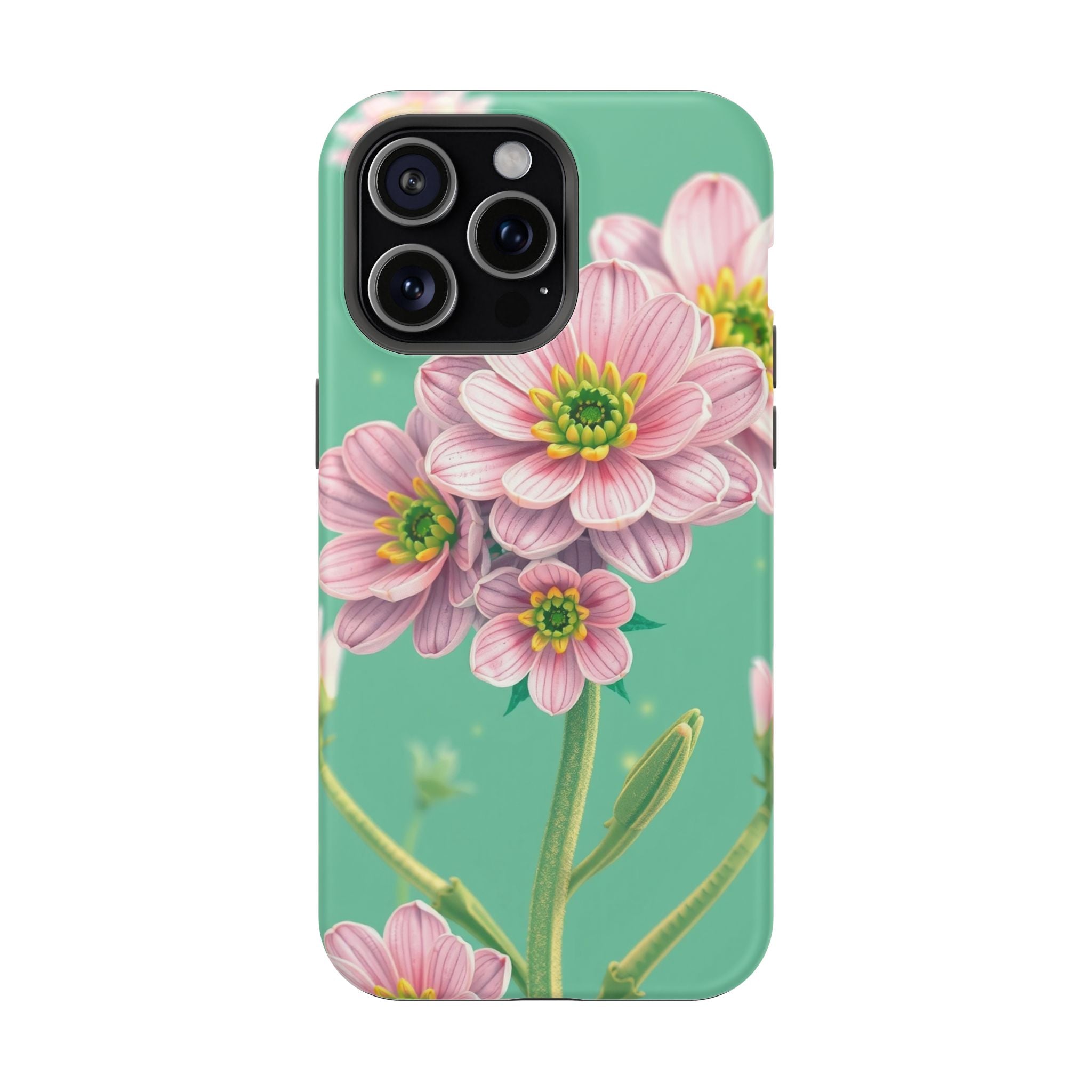 iPhone Vibrant Ranunculus Stack Design Slim Everyday Designer Case · iPhone Case