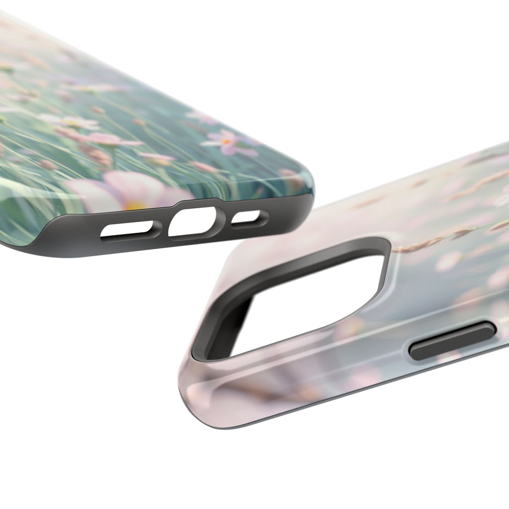 iPhone Spring Meadow Pastel Kawaii Bold Modern Everyday Snap Case · iPhone Case