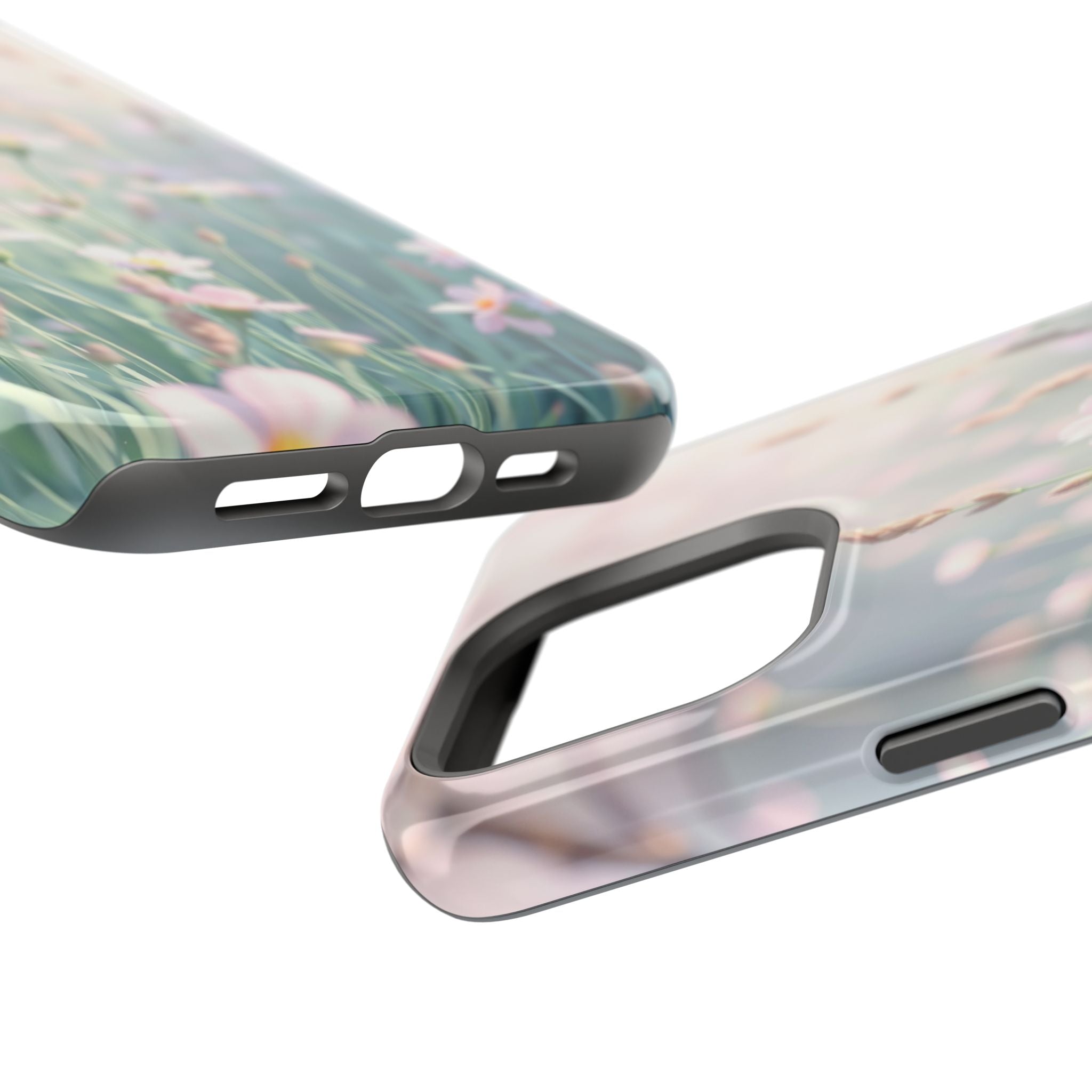 iPhone Spring Meadow Pastel Kawaii Bold Modern Everyday Snap Case · iPhone Case