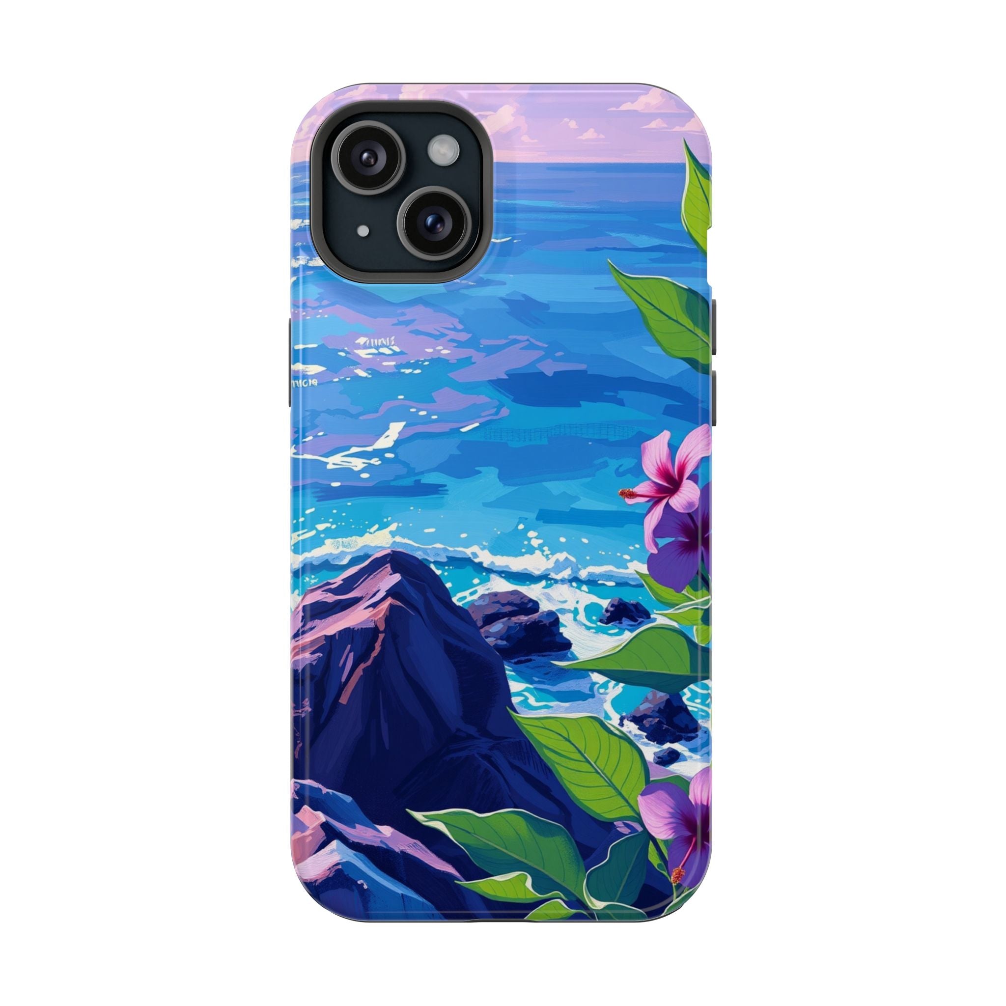 iPhone Hibiscus Coast Enchanted Art Slim Everyday Designer Case · iPhone Case