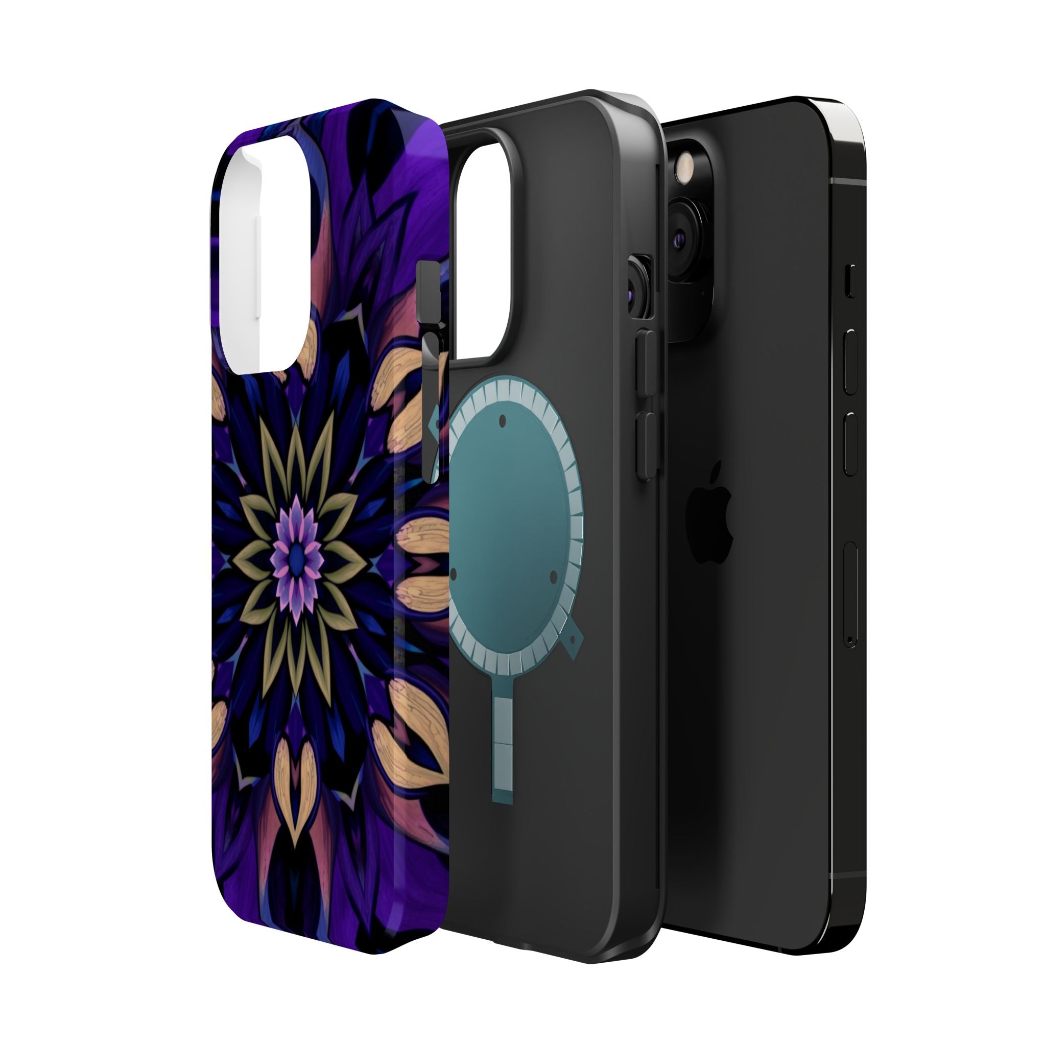 iPhone Floral Mandala Mystic Art Bold Modern Everyday Snap Case · iPhone Case