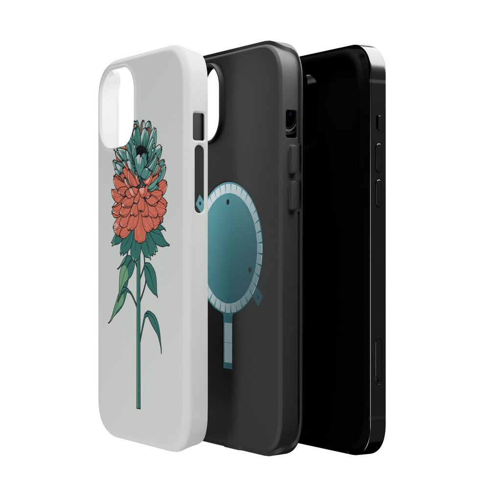 iPhone Serene Ranunculus Stack Design Slim Everyday Designer Case · iPhone Case