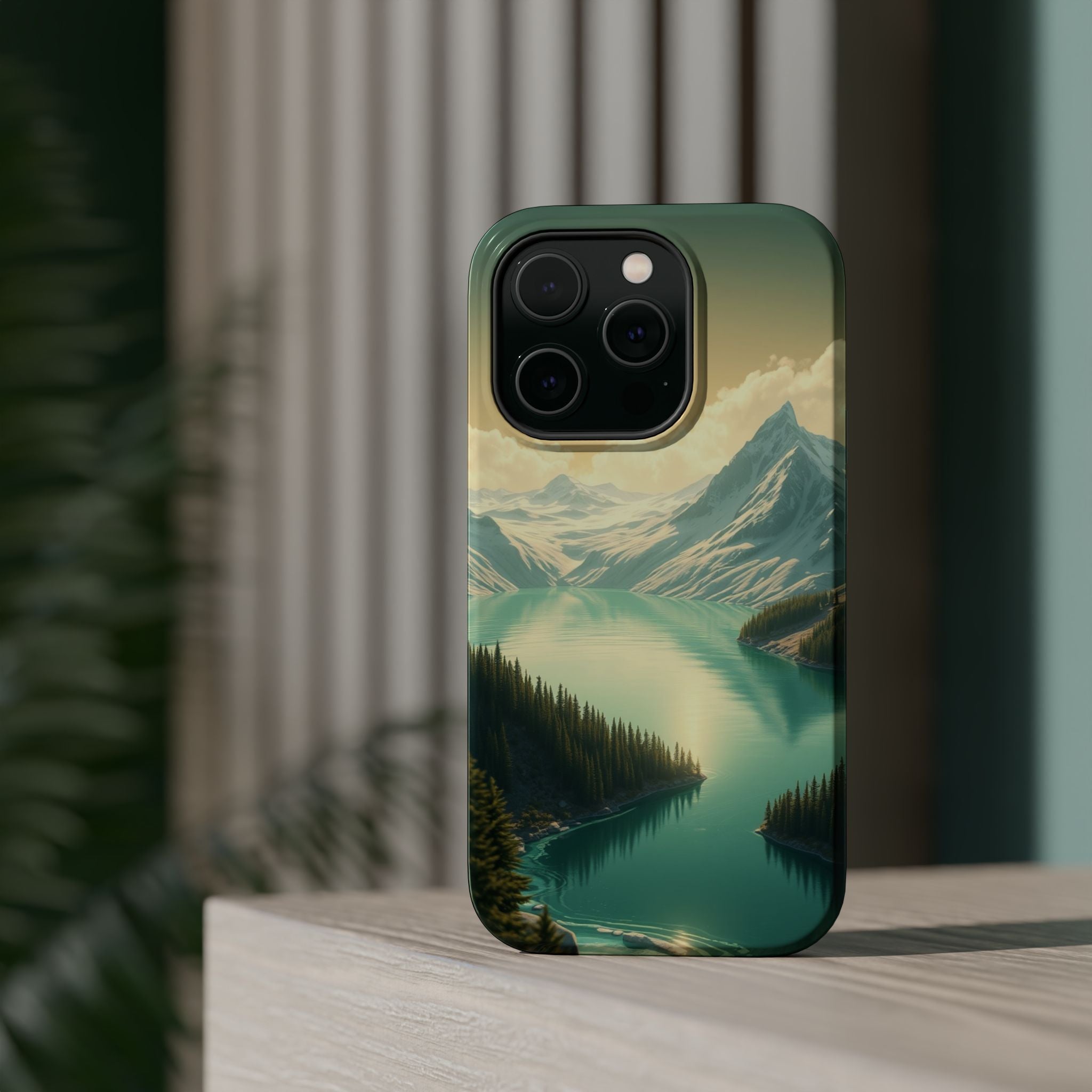 iPhone Glacier Lake Bold Art Slim Everyday Designer Case · iPhone Case