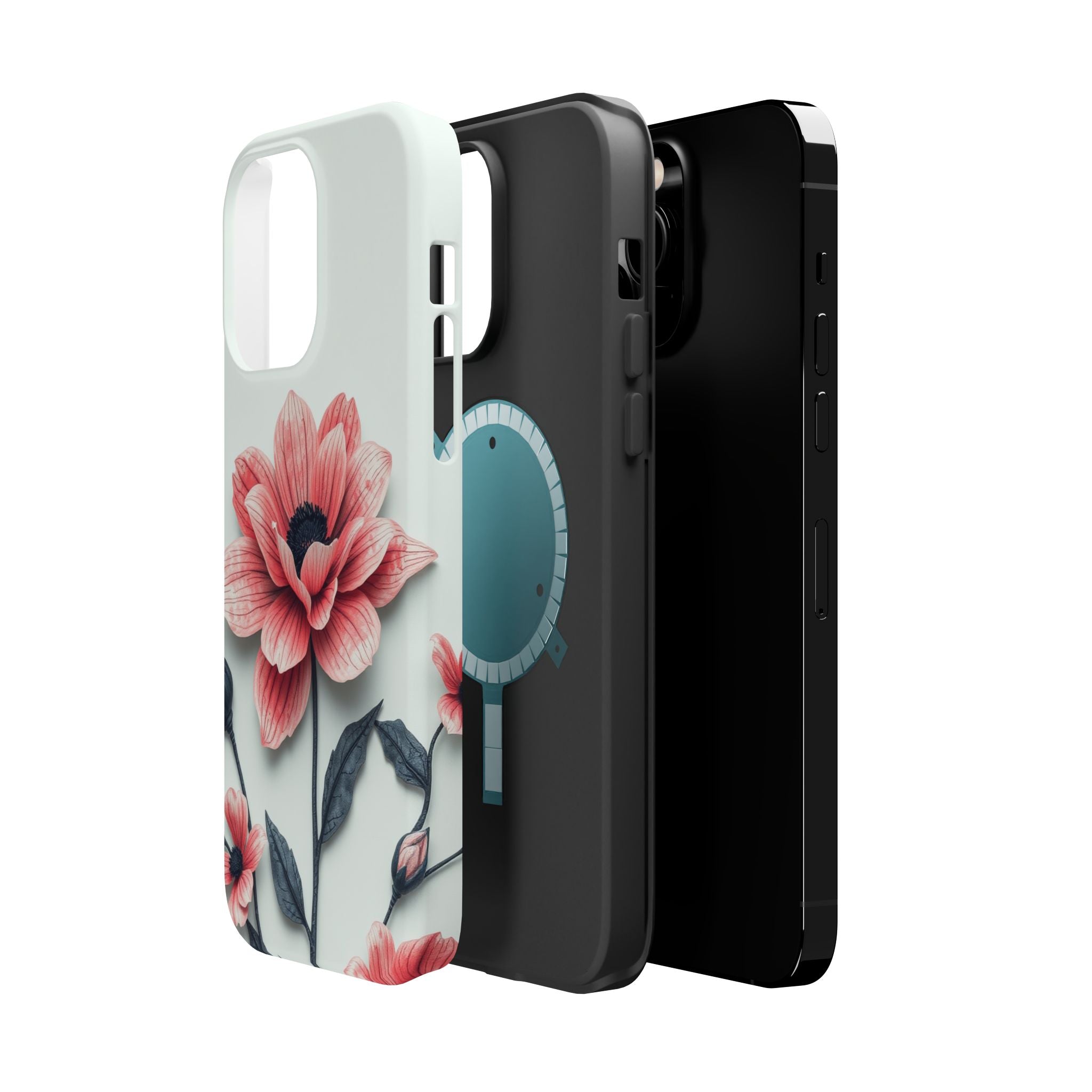 iPhone Dreamy Floral Ink Wash Design Slim Everyday iPhone 12 Designer · iPhone C