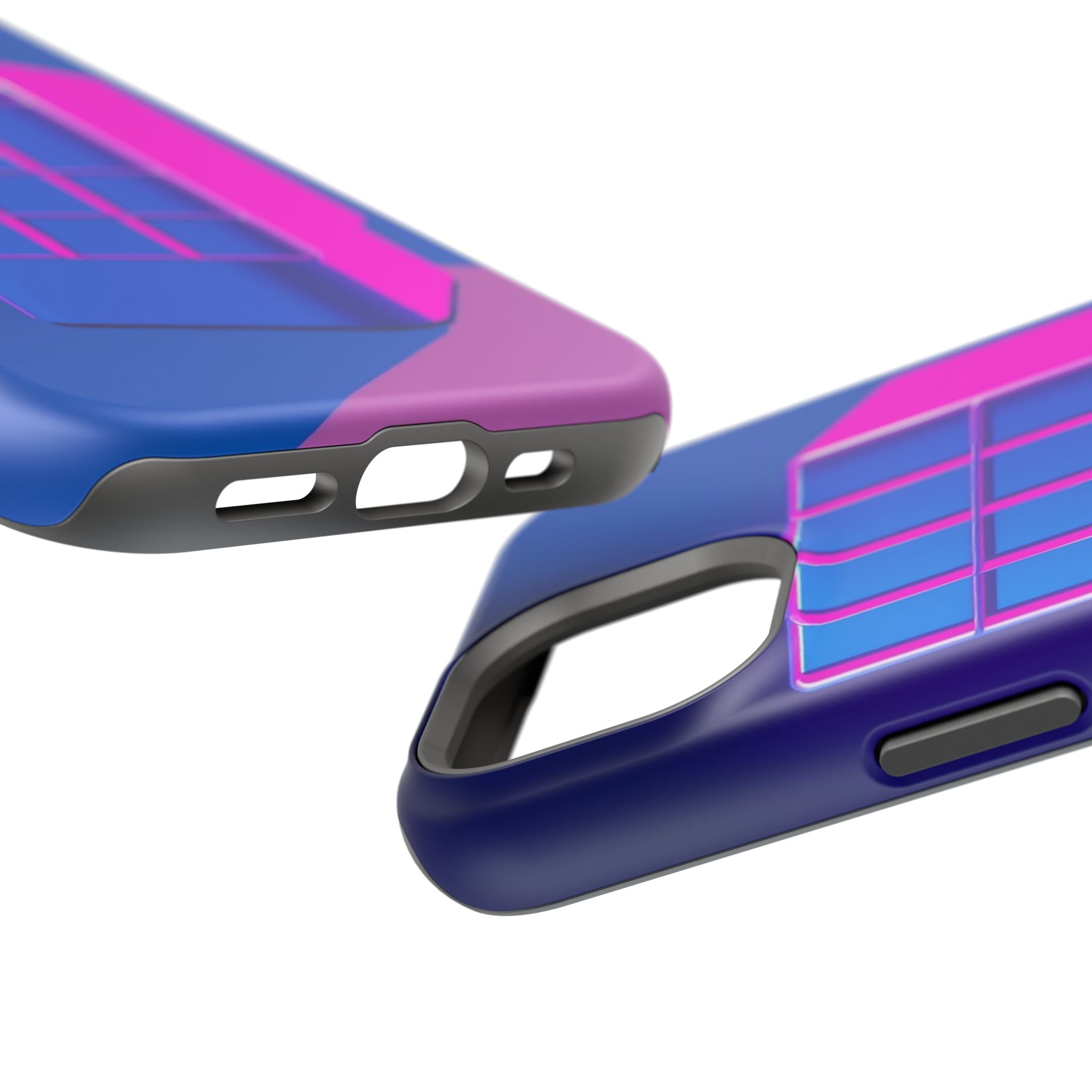 iPhone Earthy 80s Grid Synthwave Design Slim Everyday Designer Case · iPhone Cas