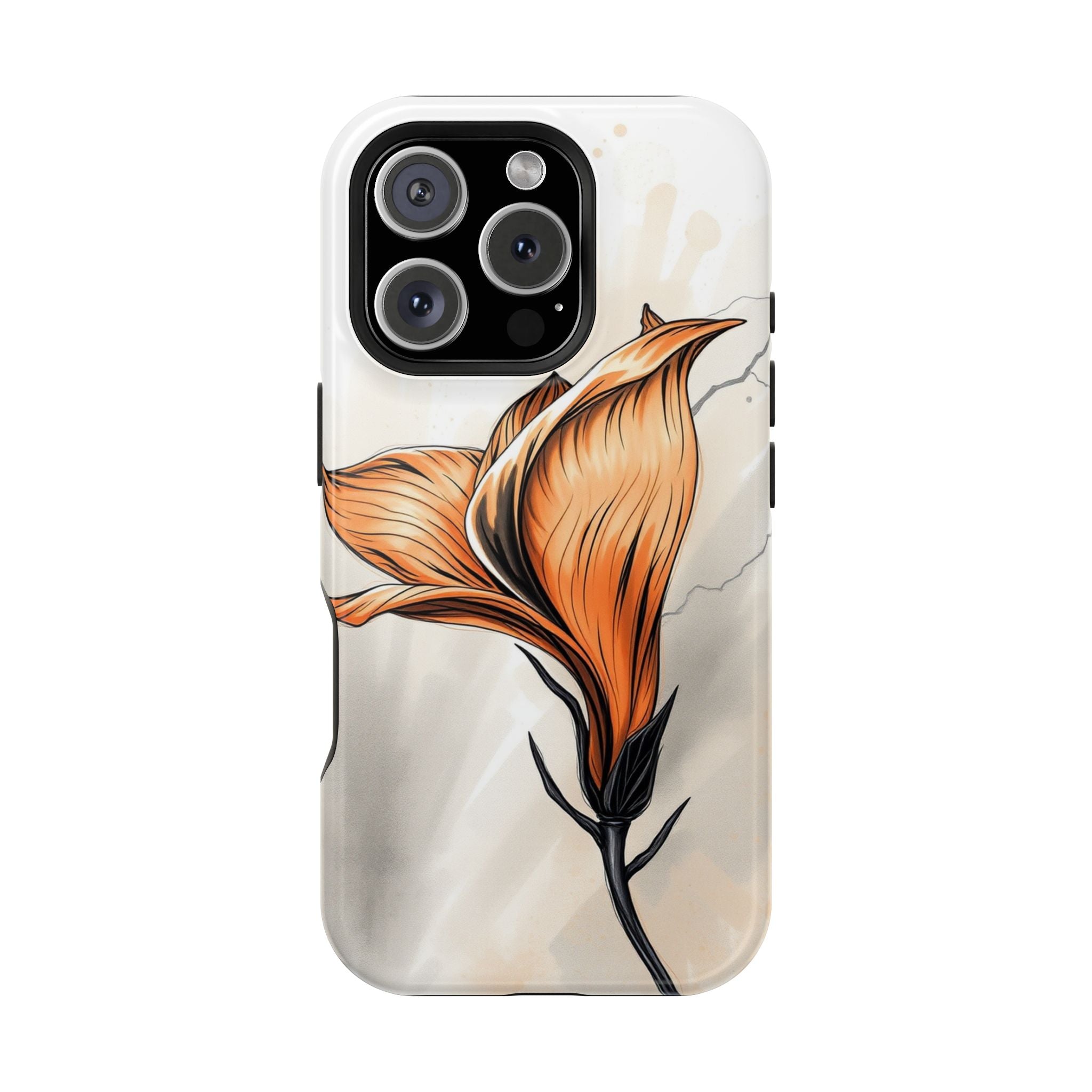 iPhone Dreamy Petal Storm Design Bold Modern Everyday Snap Case · iPhone Case