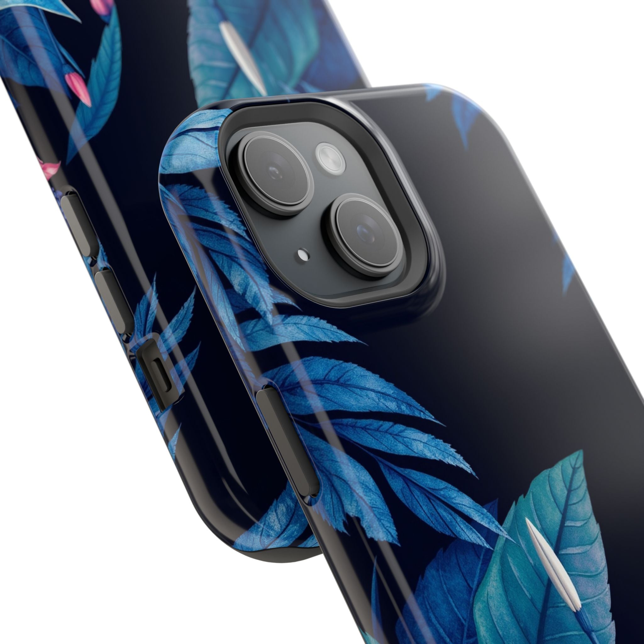 iPhone Serene Jungle Floral Design Clean Minimal Snap Cas Slim Snap Case · iPhon