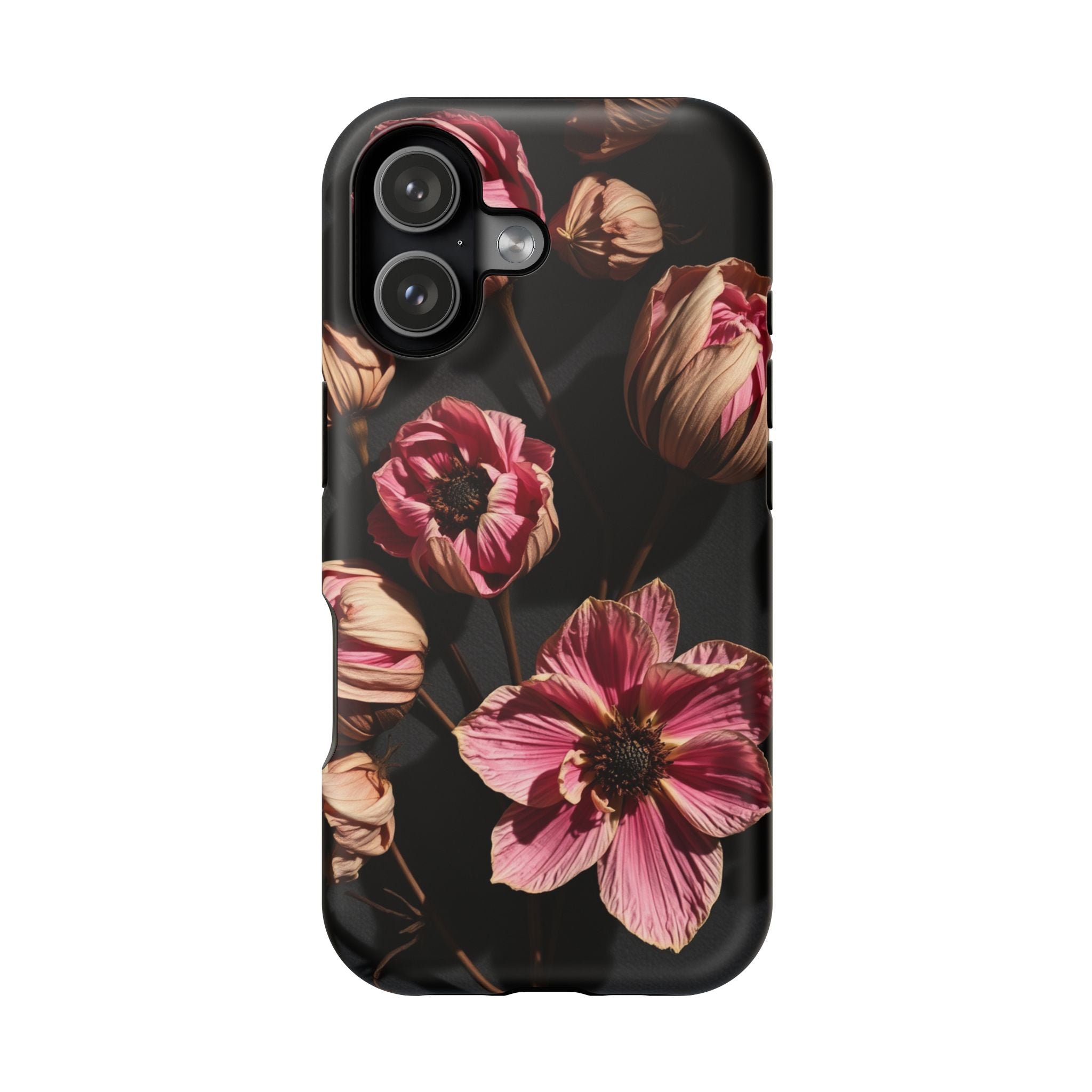 iPhone Dried Flower Flat Lay Electric Art Slim Snap Case · iPhone Case