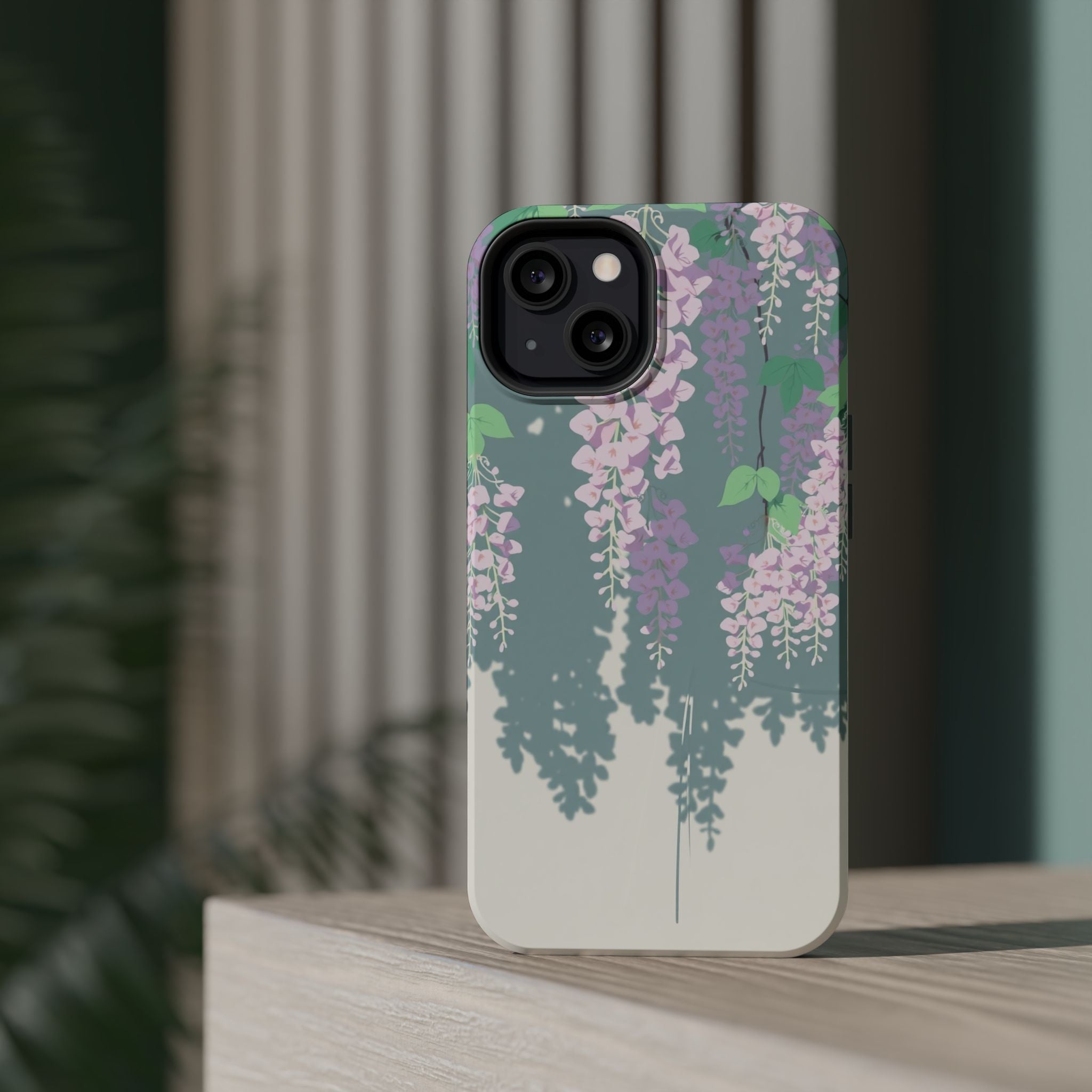 iPhone Dreamy Wisteria Cascade Design Slim Everyday Designer Case · iPhone Case