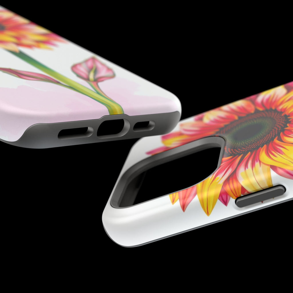 iPhone Sunflower Pop Vibrant Watercolor Slim Snap Case · iPhone Case