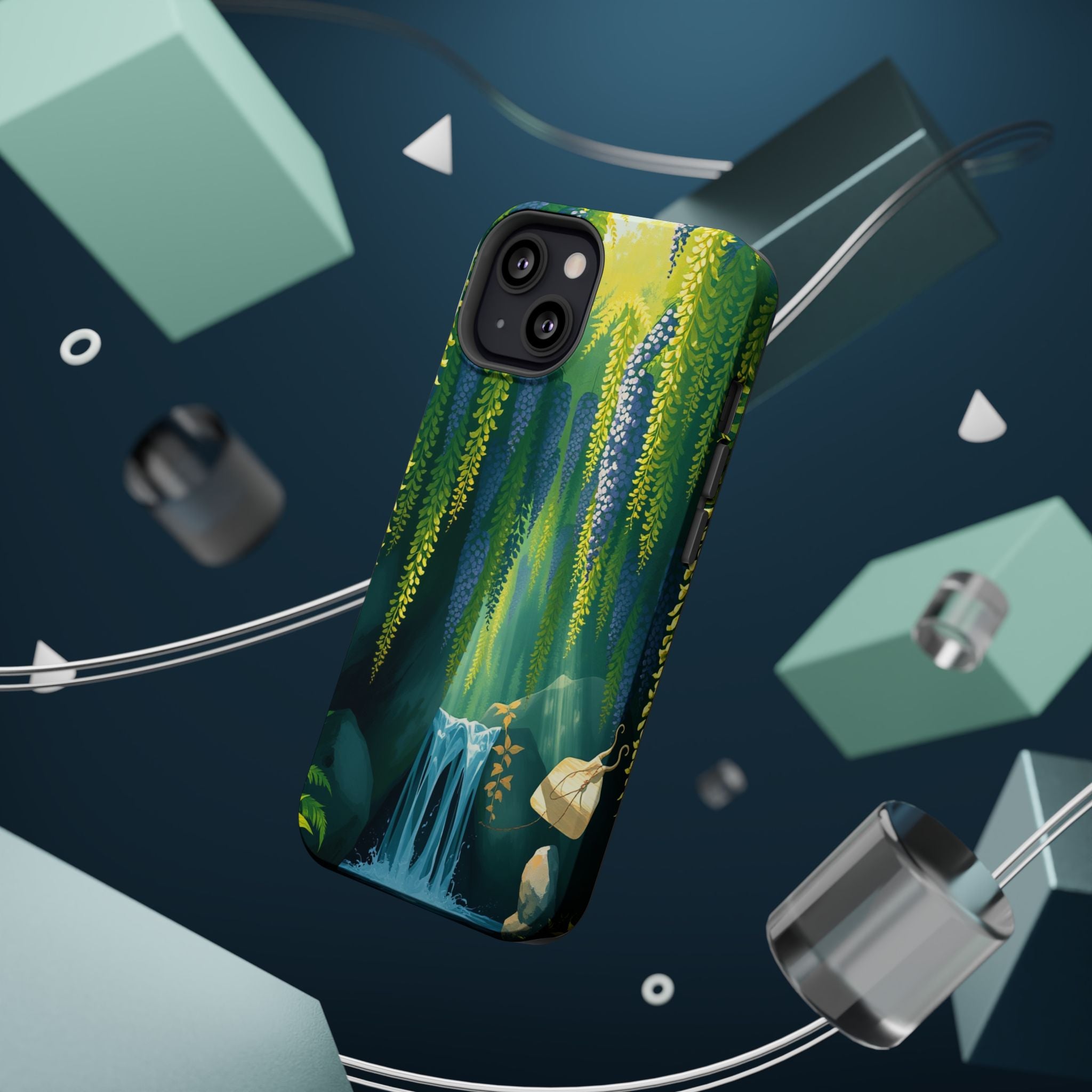 iPhone Wisteria Cascade Mystic Art Bold Modern Everyday Snap Case · iPhone Case