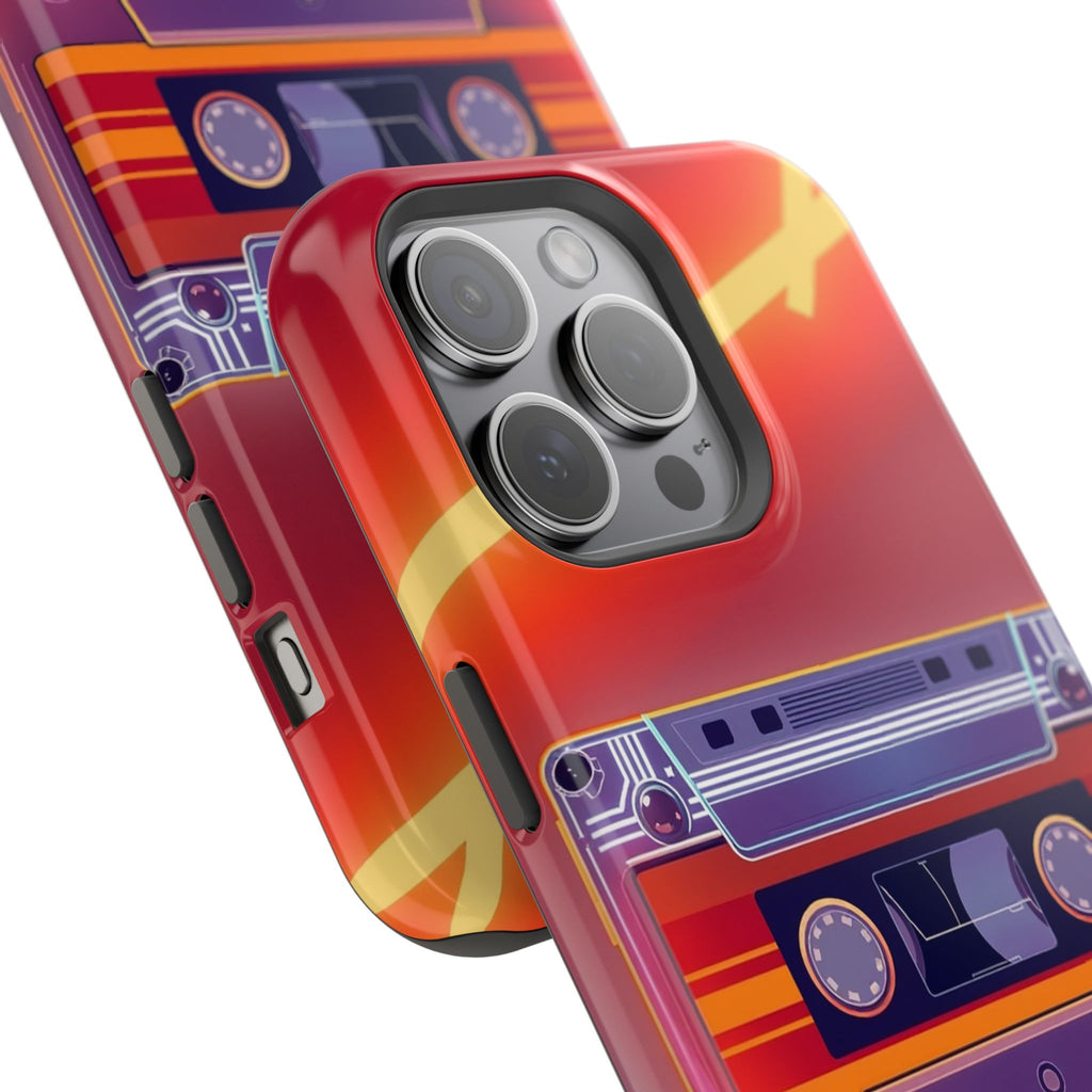 iPhone Cassette Tape Rewind Bold Art Slim Everyday Designer Case · iPhone Case
