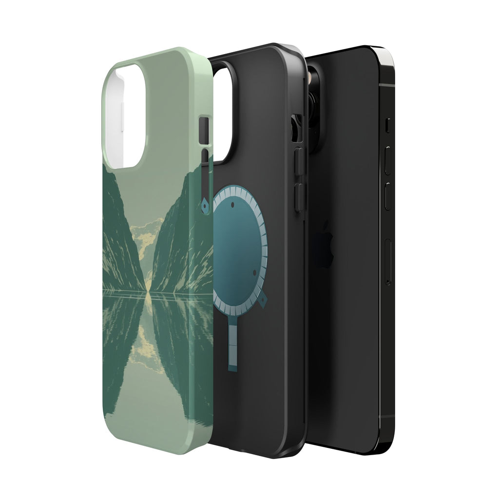 iPhone Fjord Reflection Enchanted Art Slim Everyday Designer Case · iPhone Case