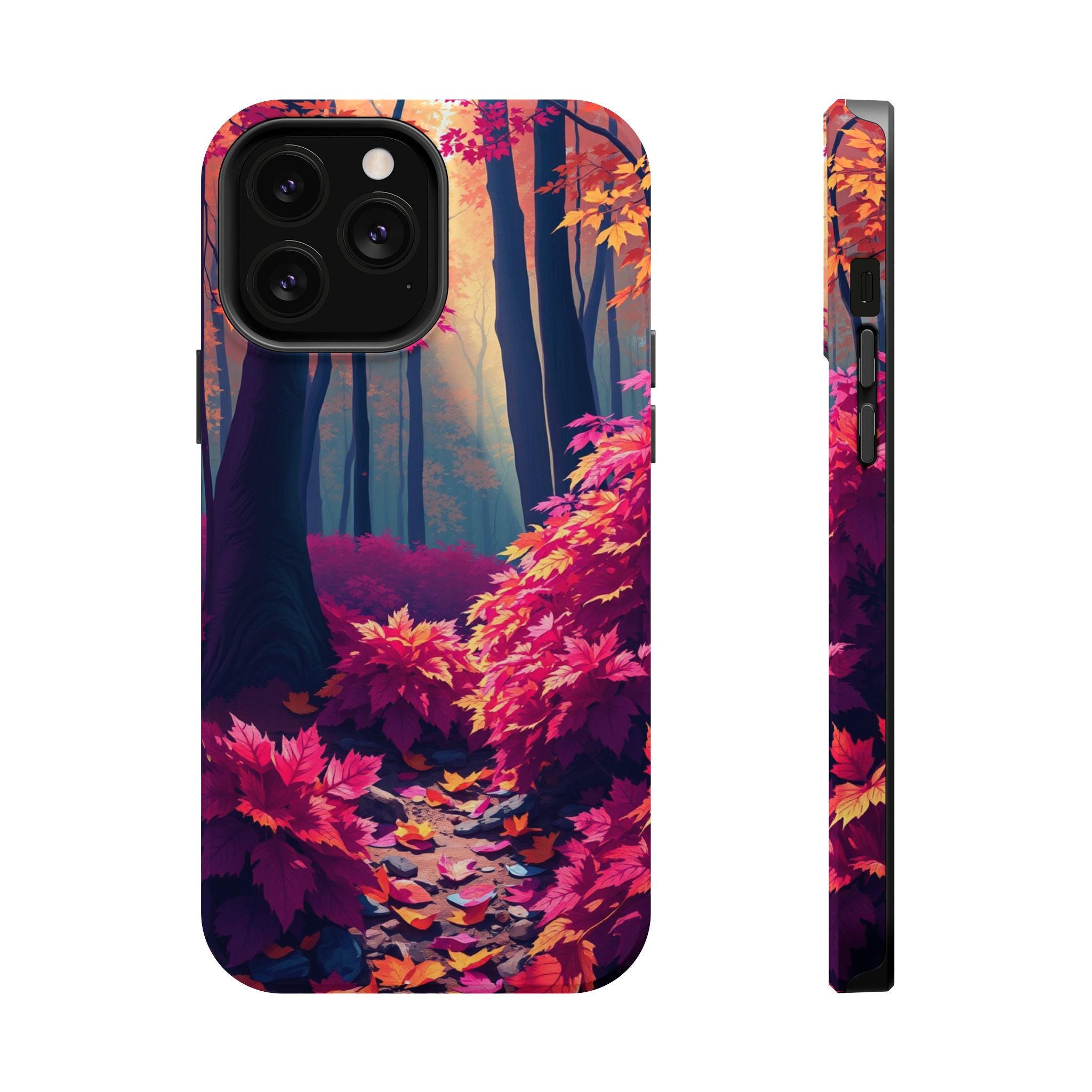 iPhone Earthy Autumn Forest Floor Design Slim Everyday iPhone Designer · iPhone