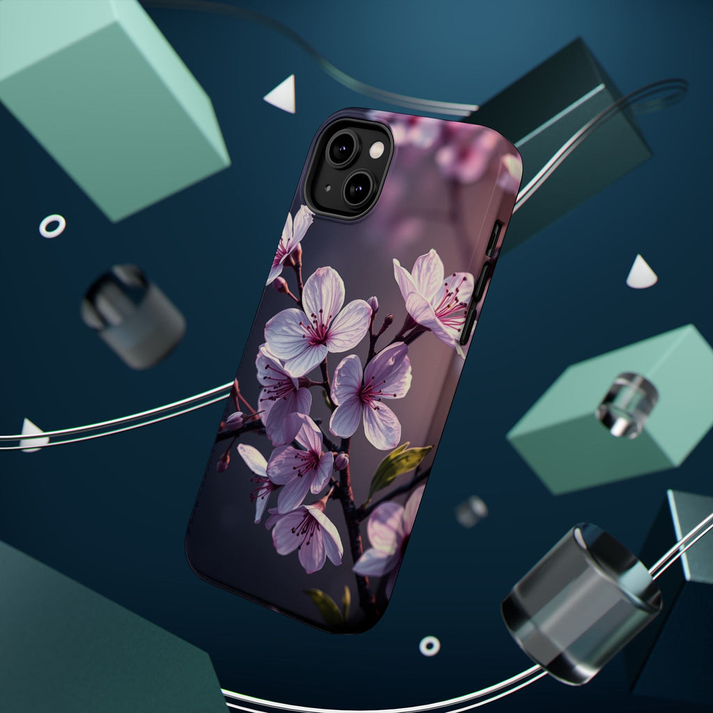 iPhone Cherry Blossom Enchanted Art Artistic Everyday Cas Slim Snap Case · iPhon