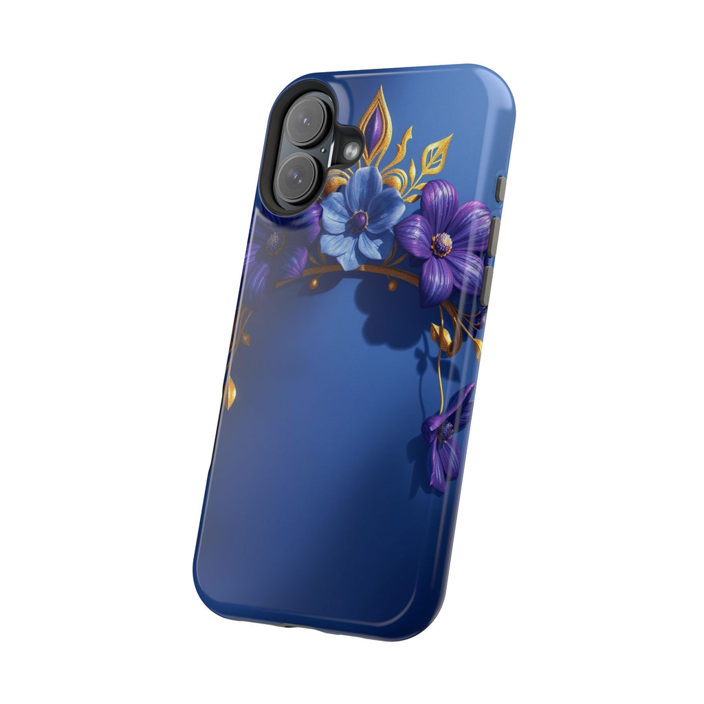 iPhone Vibrant Floral Crown Design 14 Slim Everyday Designer Case · iPhone Case