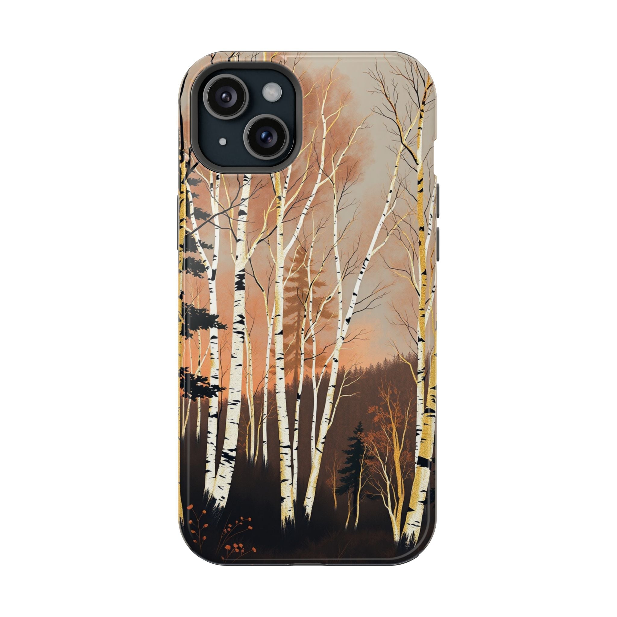 iPhone Birch Grove Mystic Art 14 Bold Modern Everyday Snap Case · iPhone Case