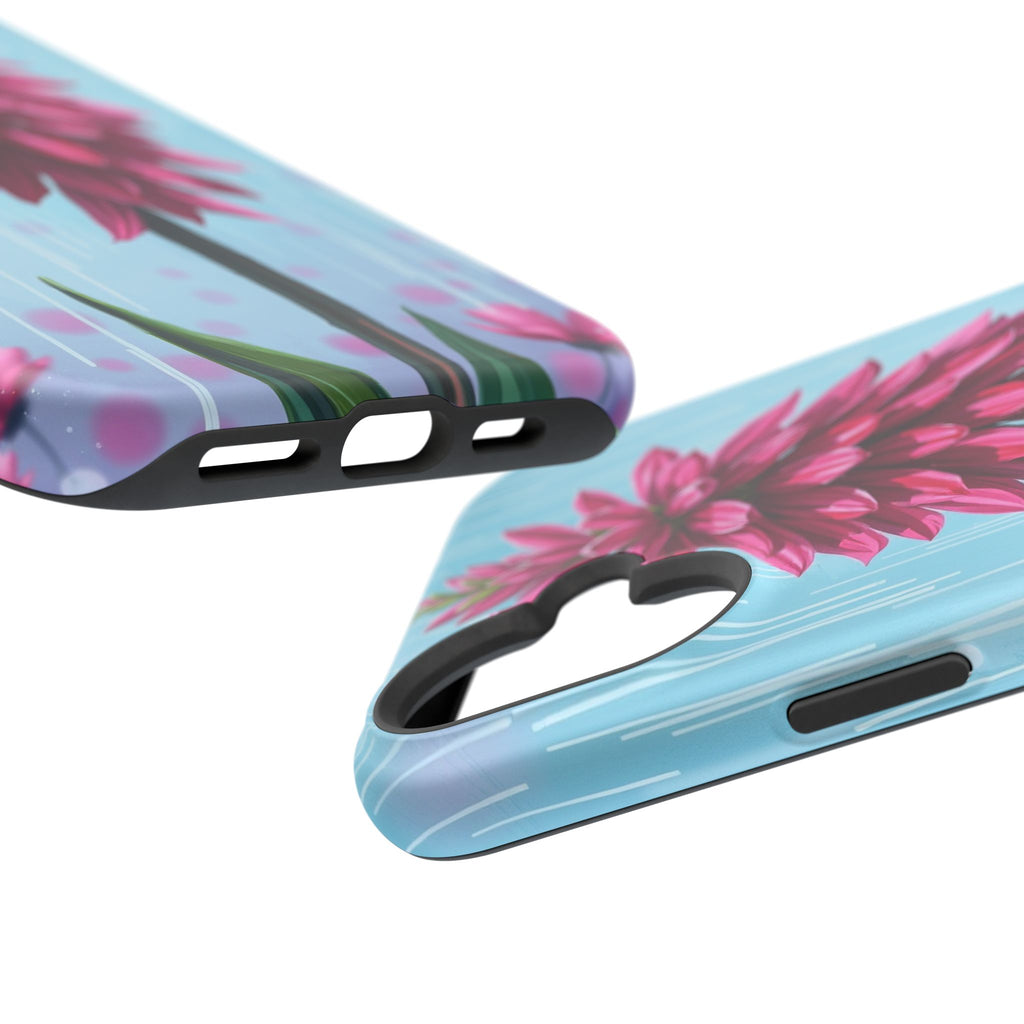 iPhone Cyan And Magenta Spring Shower Bloom Slim iPhone Everyday · iPhone Case