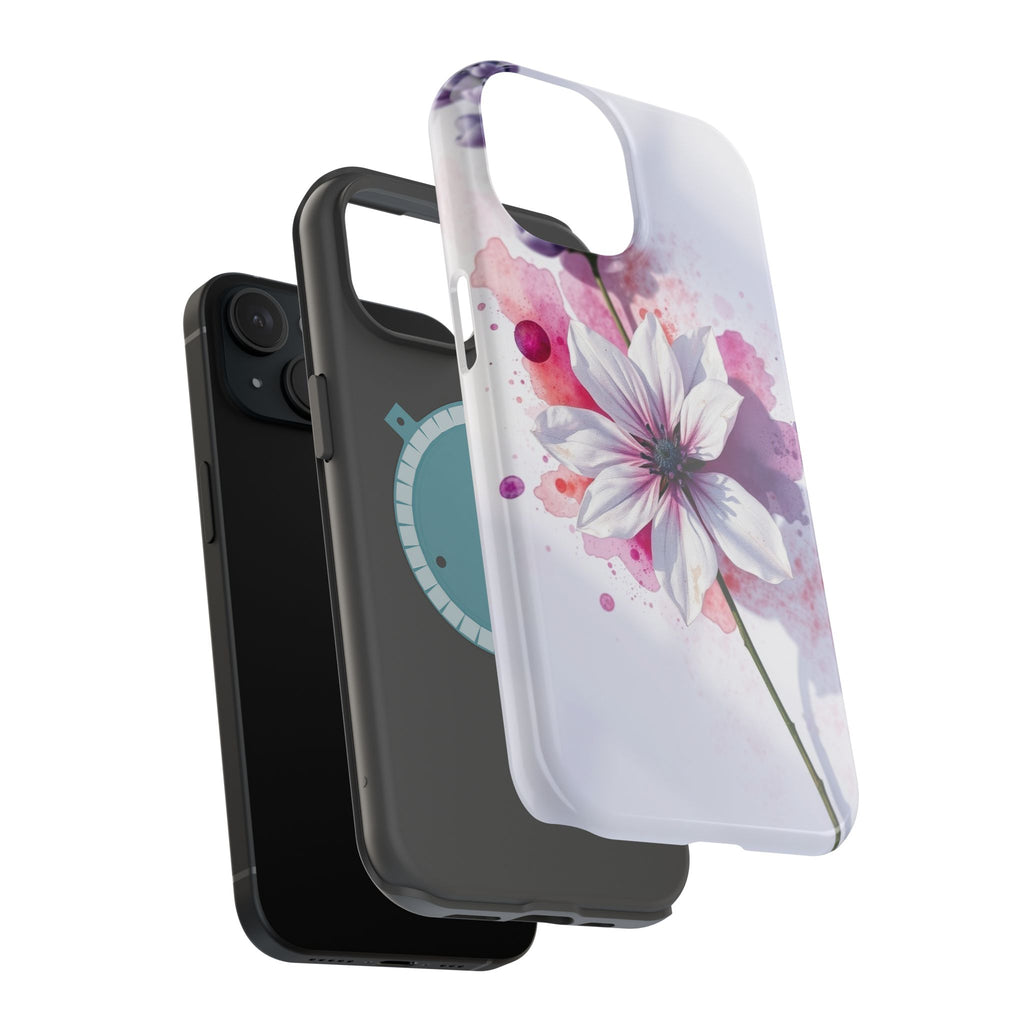 iPhone Floral Watercolor Splash Bold Art Slim Everyday iPhone 15 · iPhone Case