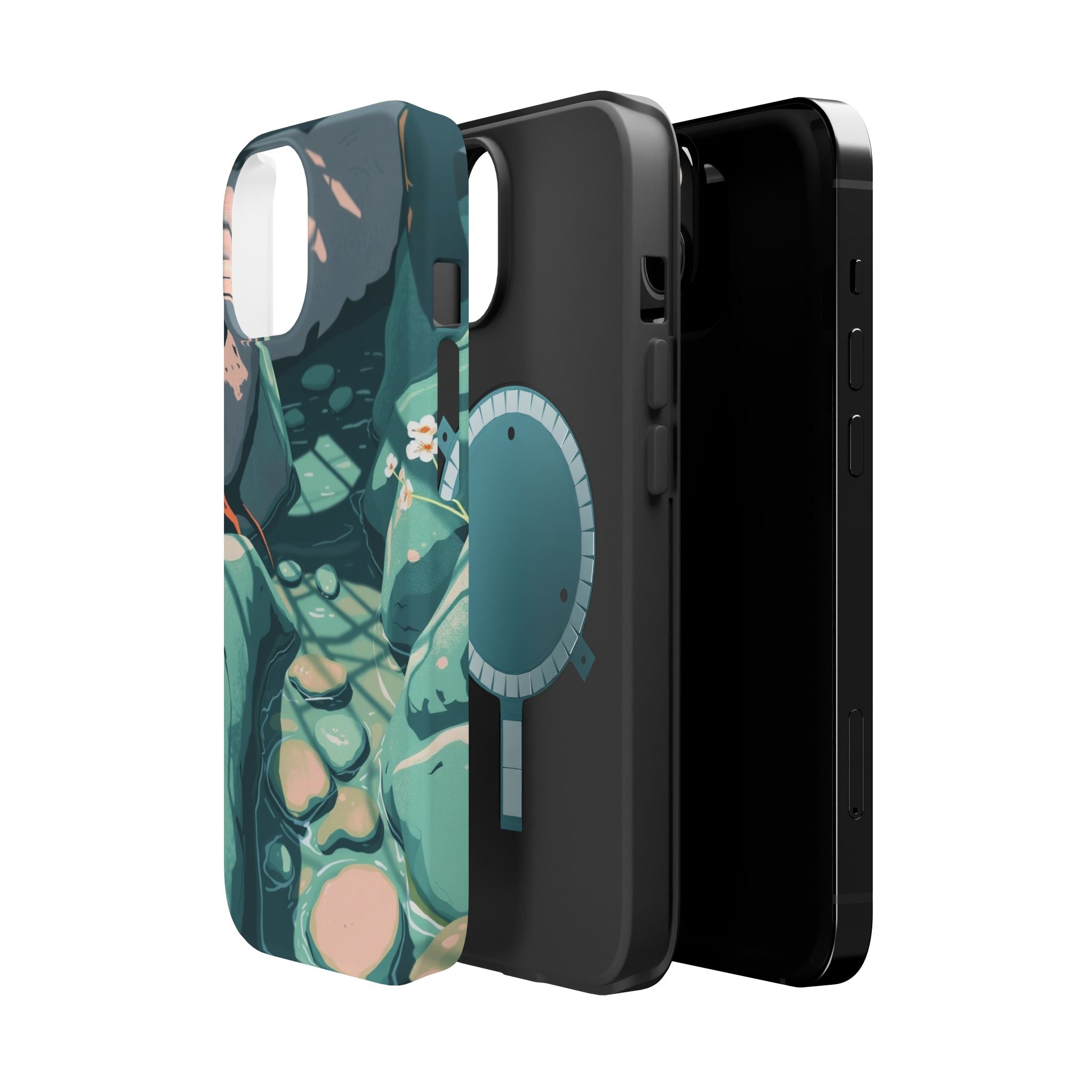 iPhone Vibrant Spring Creek Design 19 Slim Everyday Designer Case · iPhone Case