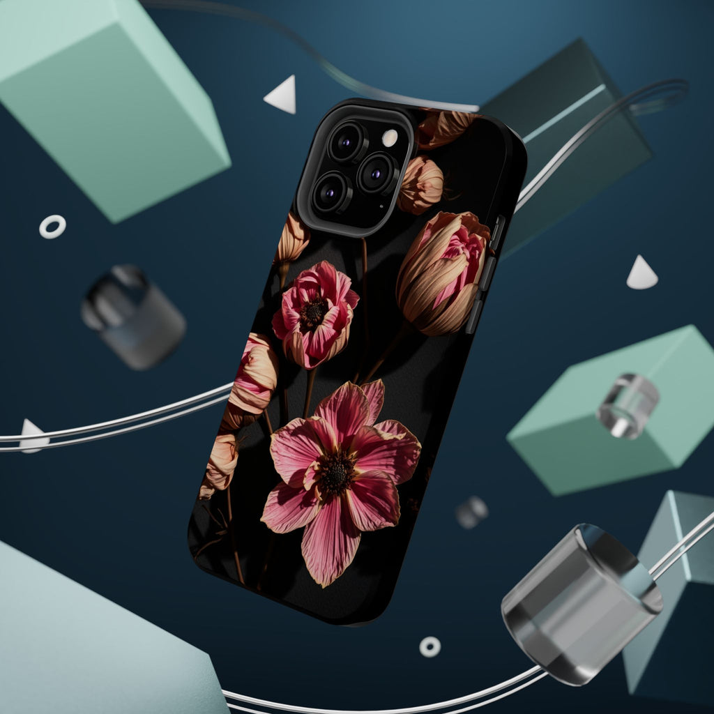 iPhone Dried Flower Flat Lay Electric Art Slim Snap Case · iPhone Case