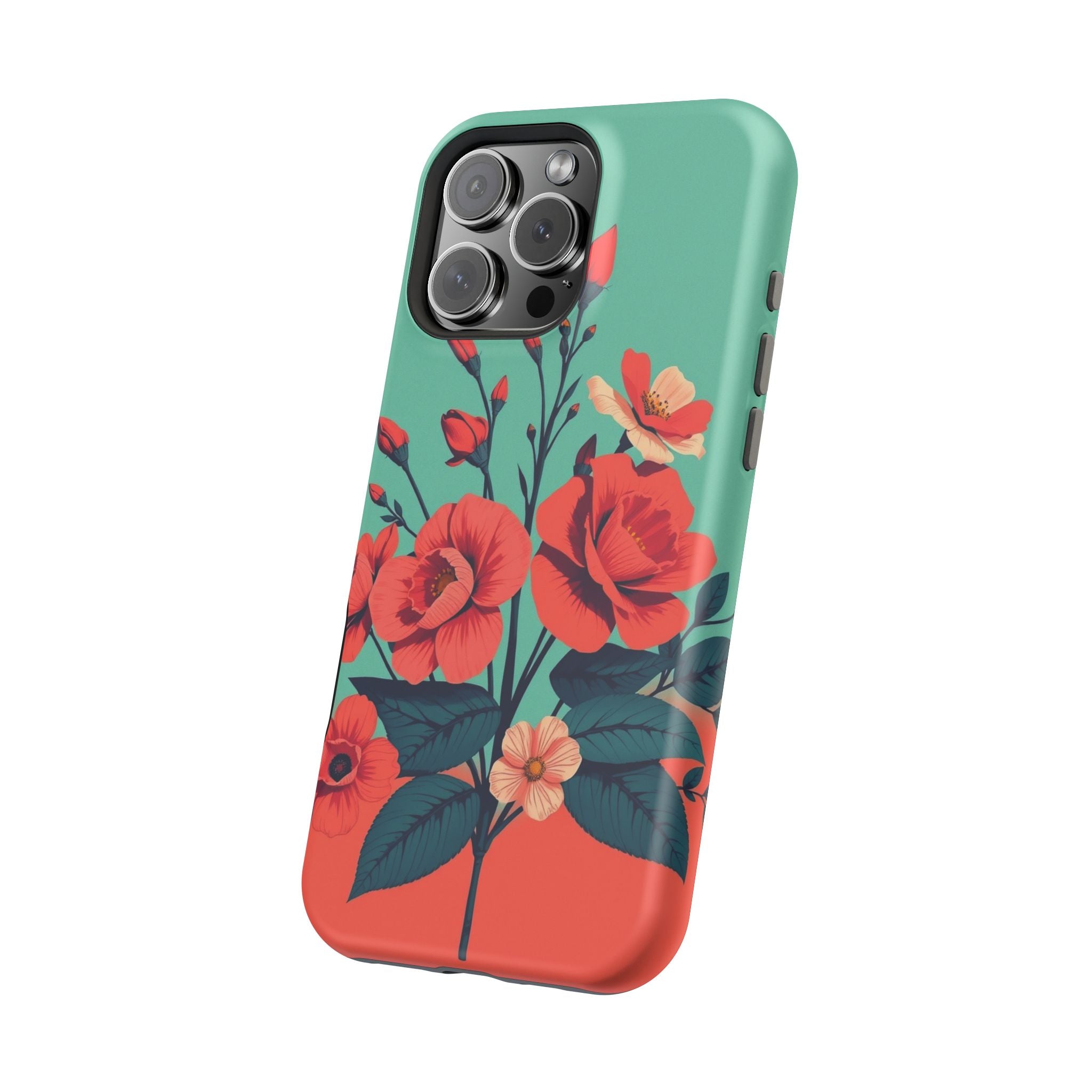 iPhone Pin-up Floral Cinematic Art Bold Modern Everyday Snap Case · iPhone Case