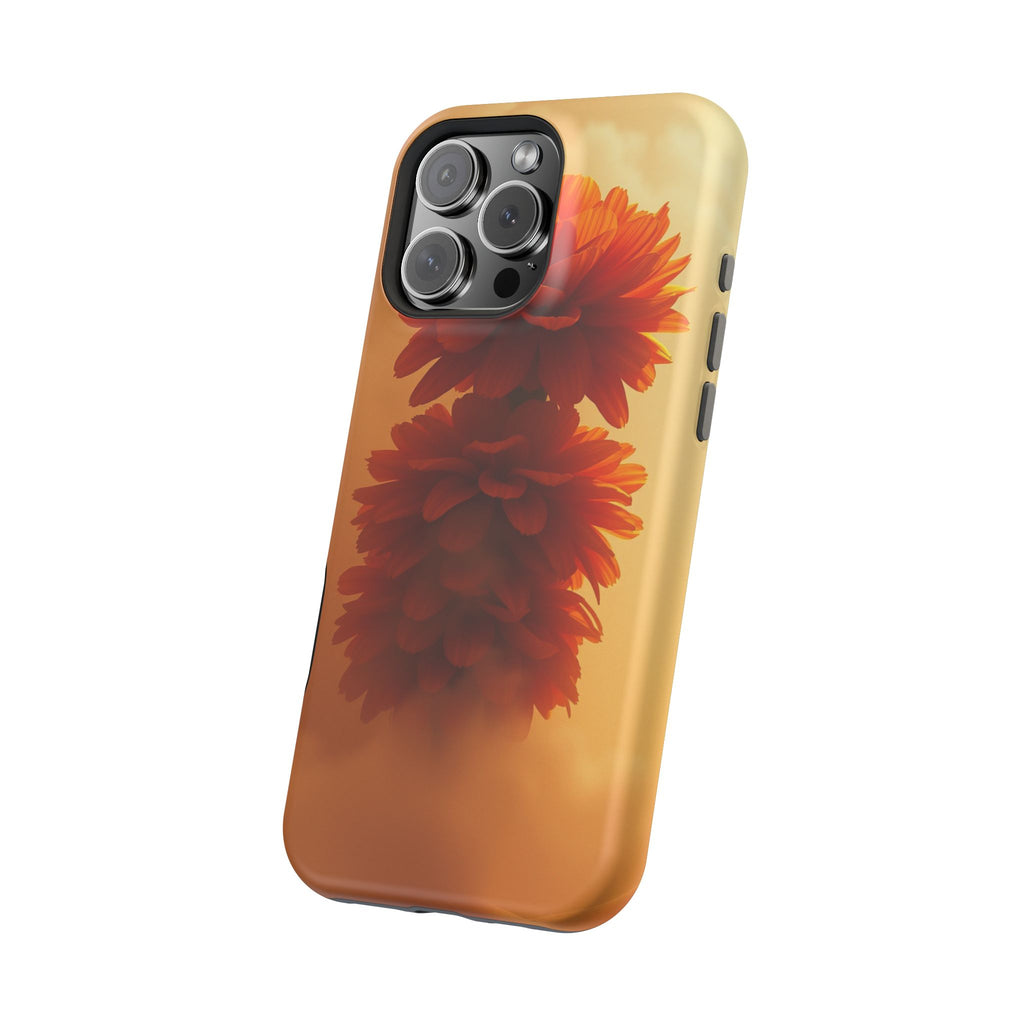 iPhone Ranunculus Stack 3D Digital Bold Modern Everyday Snap Case · iPhone Case