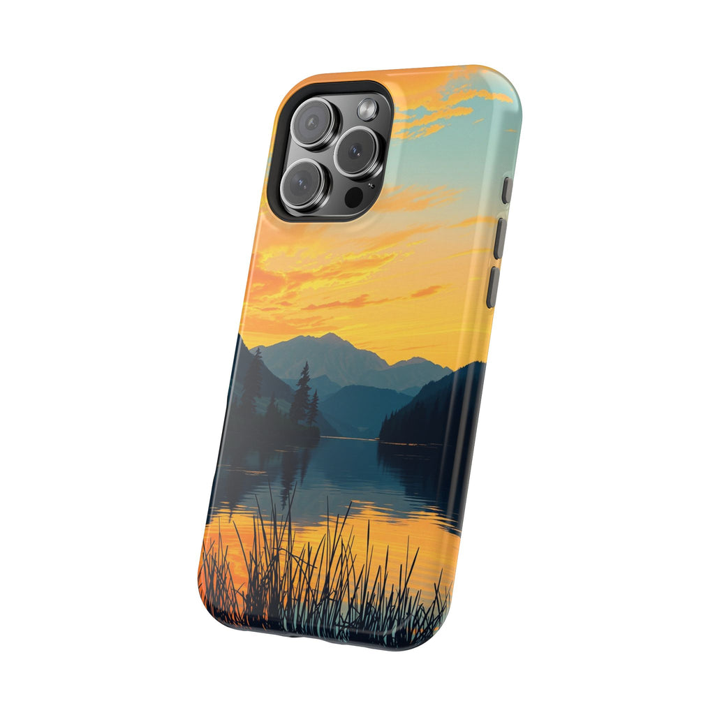iPhone Lake at Twilight Oil Painting Impressionist iPhone Artistic · iPhone Case