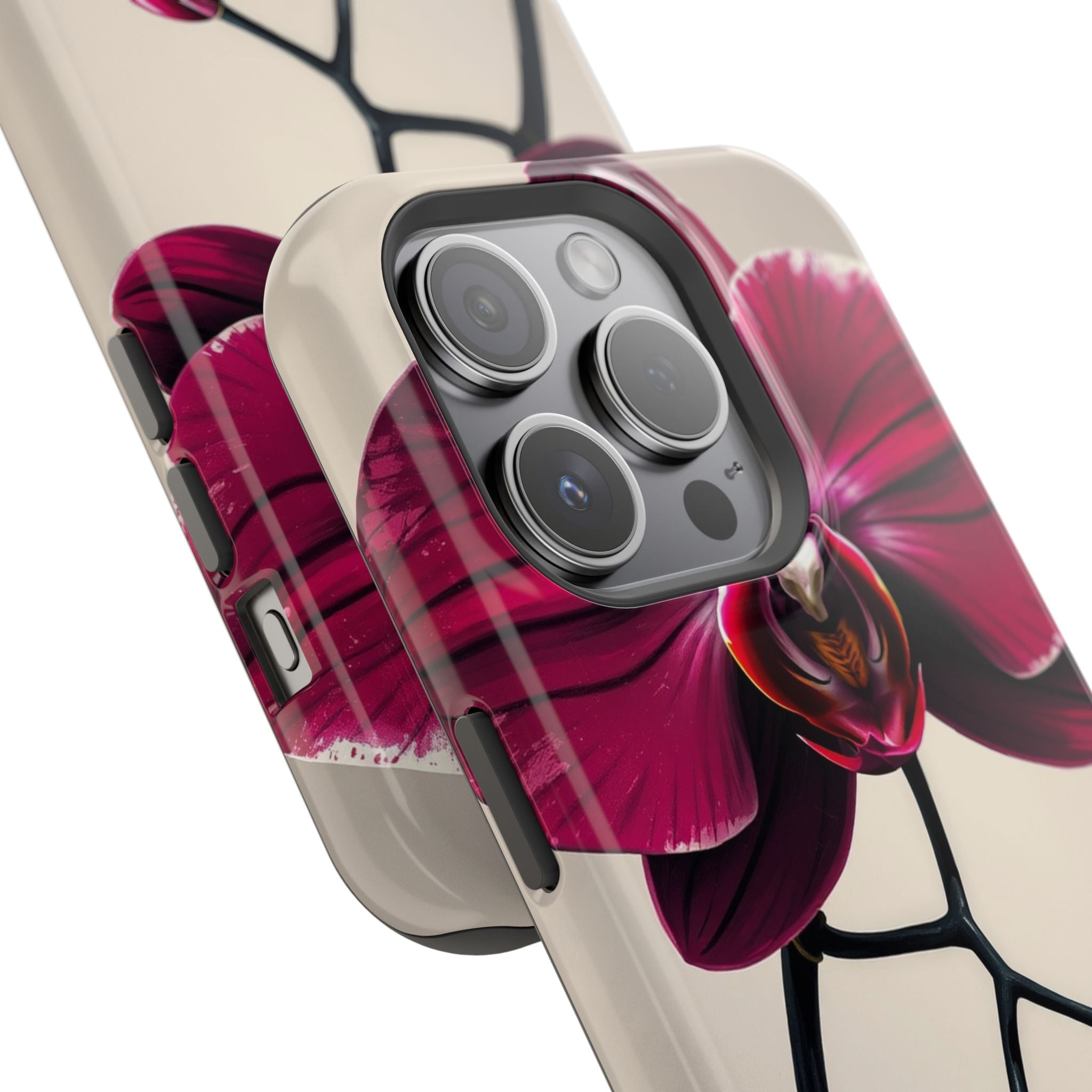 iPhone Orchid Study Enchanted Art Bold Modern Everyday Snap Case · iPhone Case