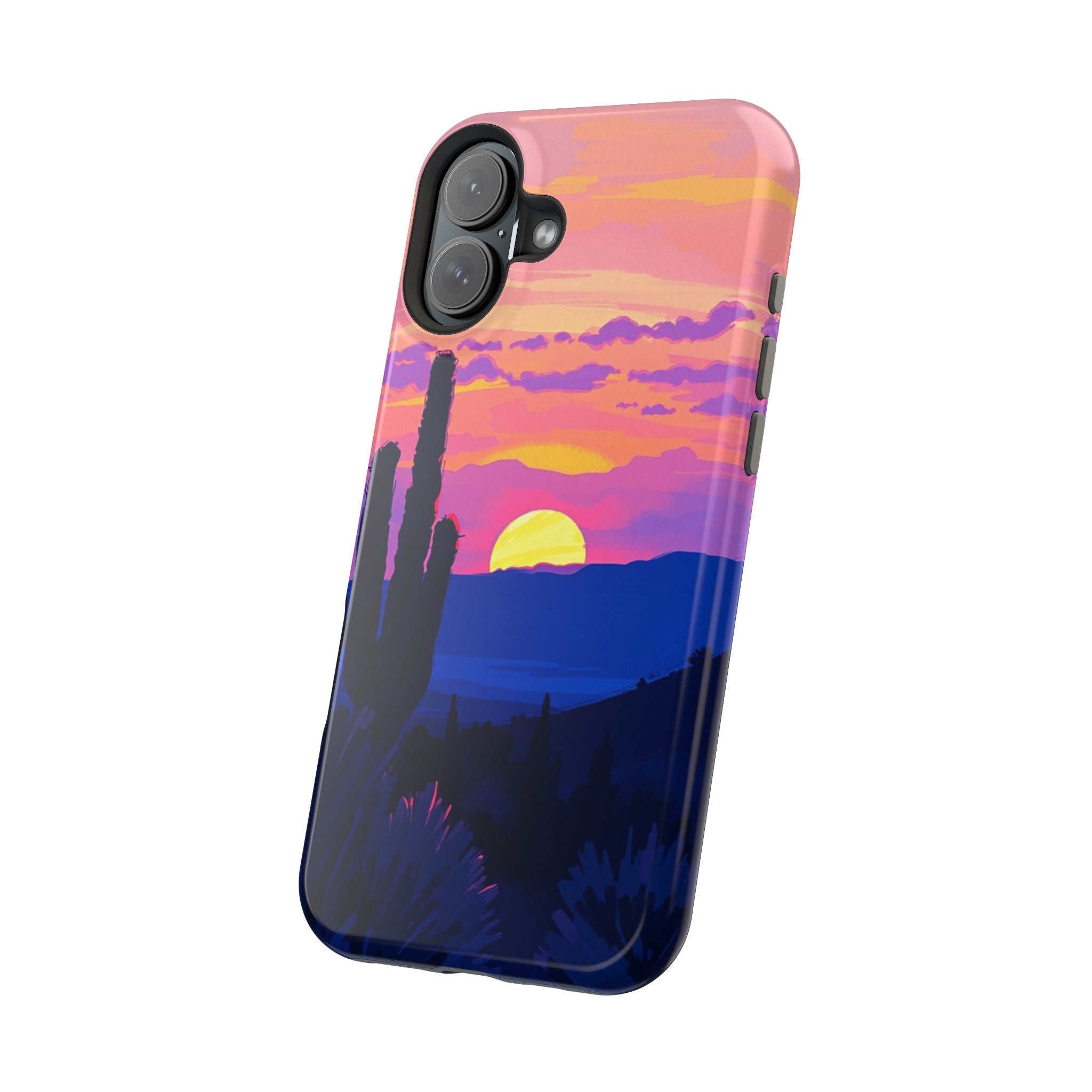 iPhone Mesa Sunset Oil Painting Impressionist Slim iPhone Everyday · iPhone Case