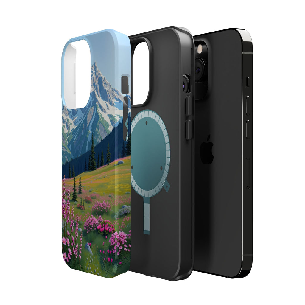 iPhone Earthy Alpine Meadow Design Bold Modern Everyday Snap Case · iPhone Case