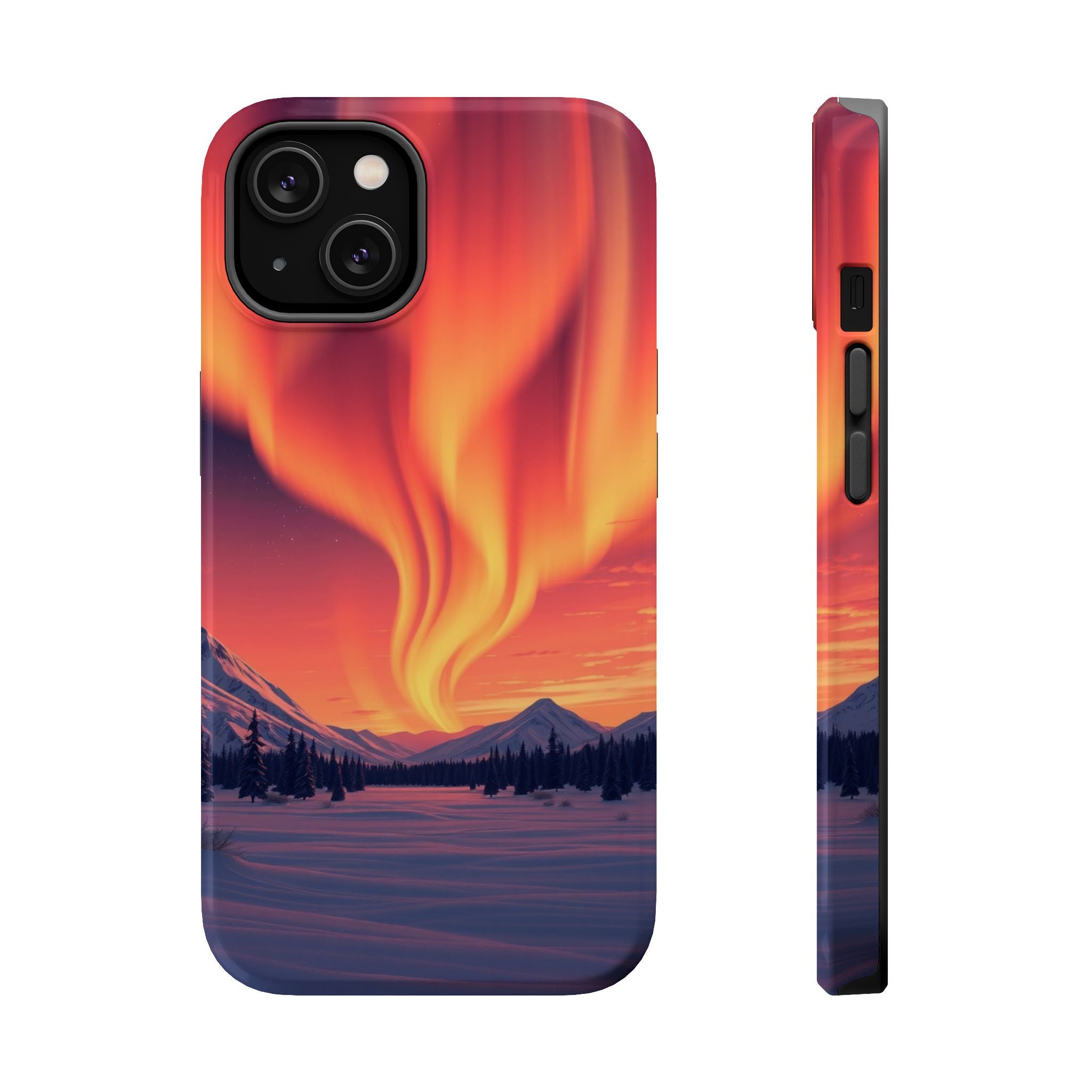 iPhone Sunset Amber And Peach Northern Lights Slim iPhone Everyday · iPhone Case