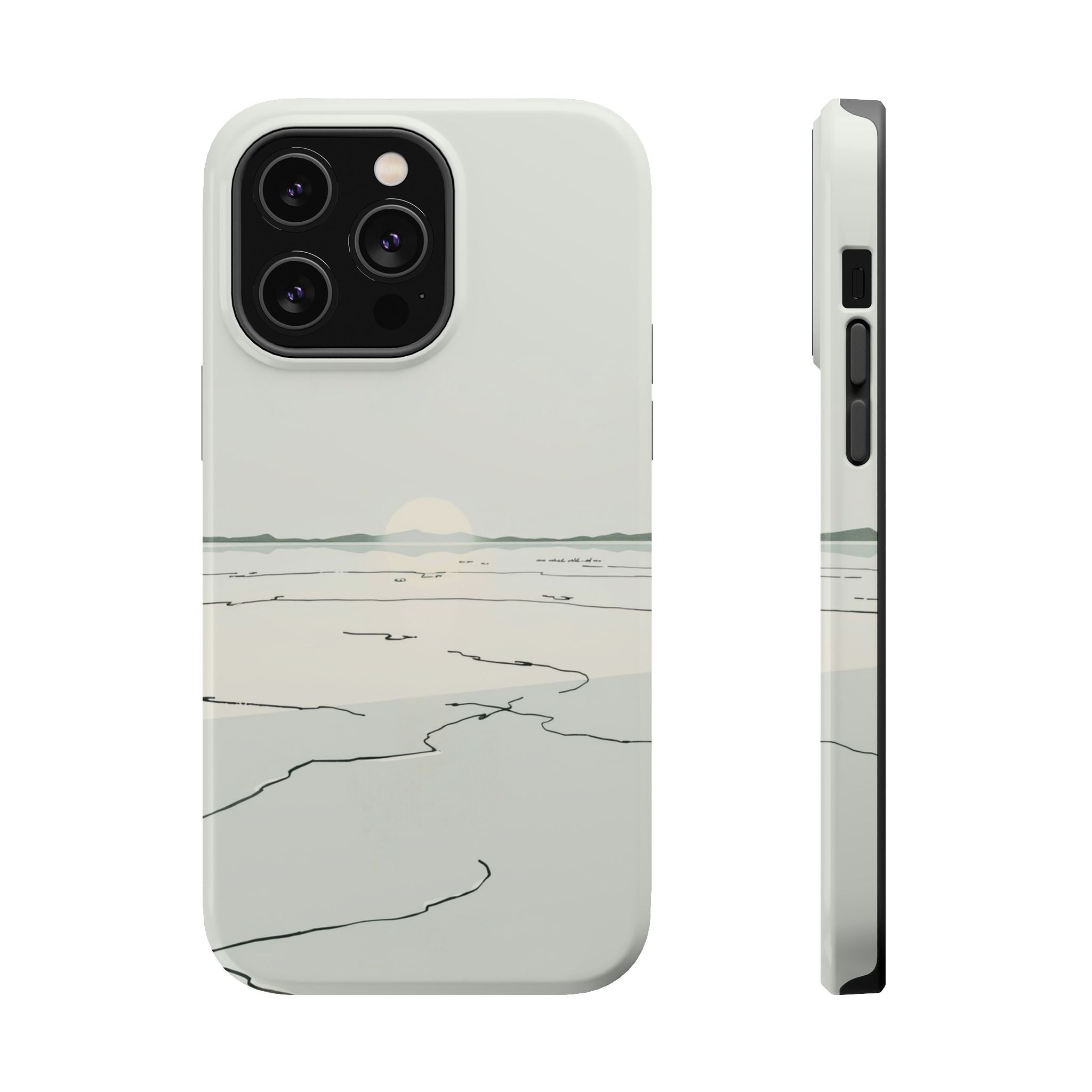 iPhone Dreamy Salt Flat Mirror Design Slim Everyday Designer Case · iPhone Case