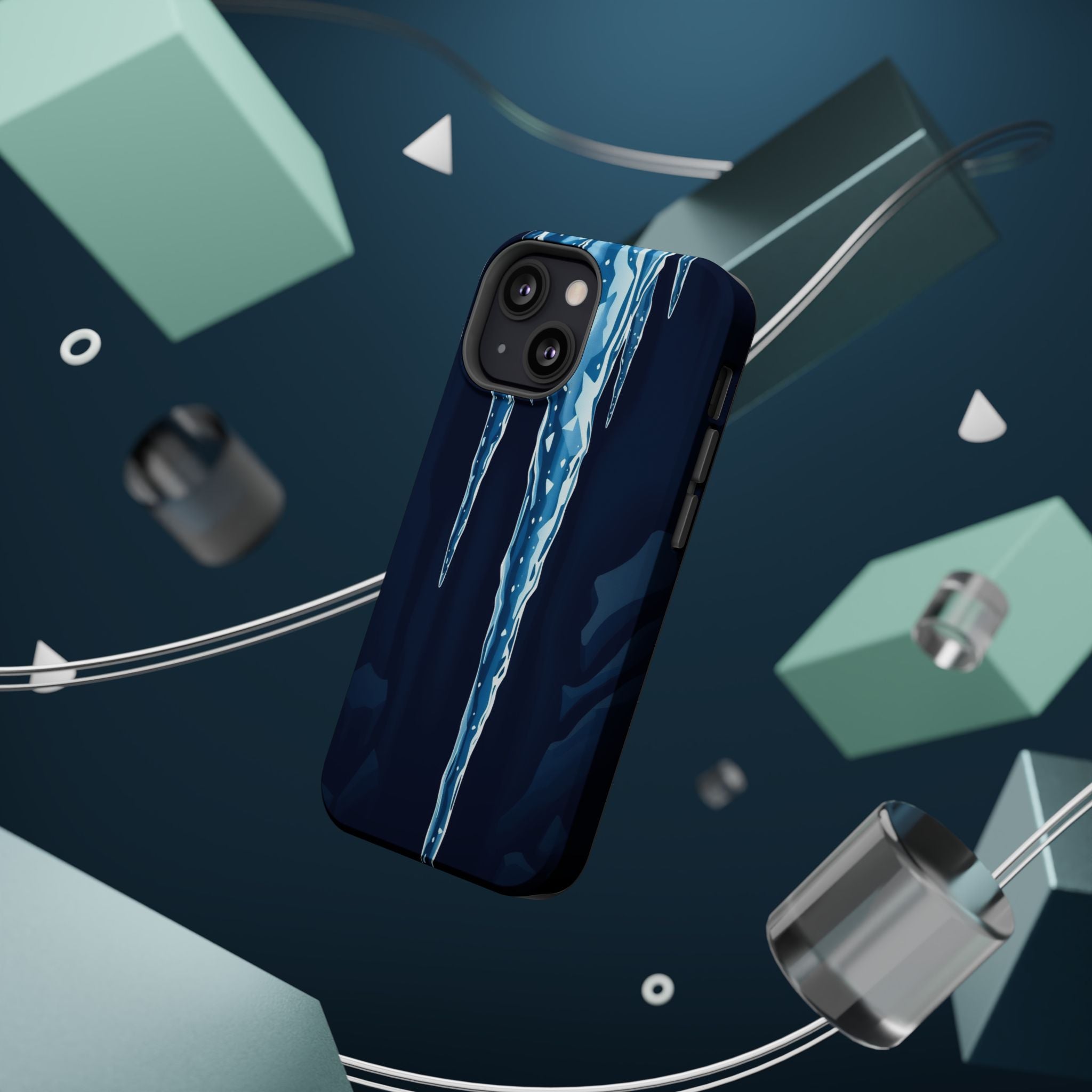 iPhone Vibrant Icicle Formation Design Slim Everyday Designer Case · iPhone Case