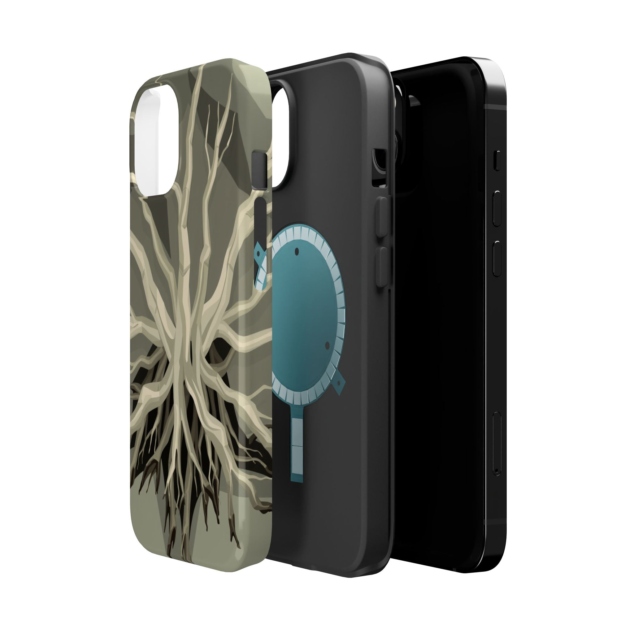 iPhone Sage And Ivory Mangrove Roots Slim Everyday Designer Case · iPhone Case