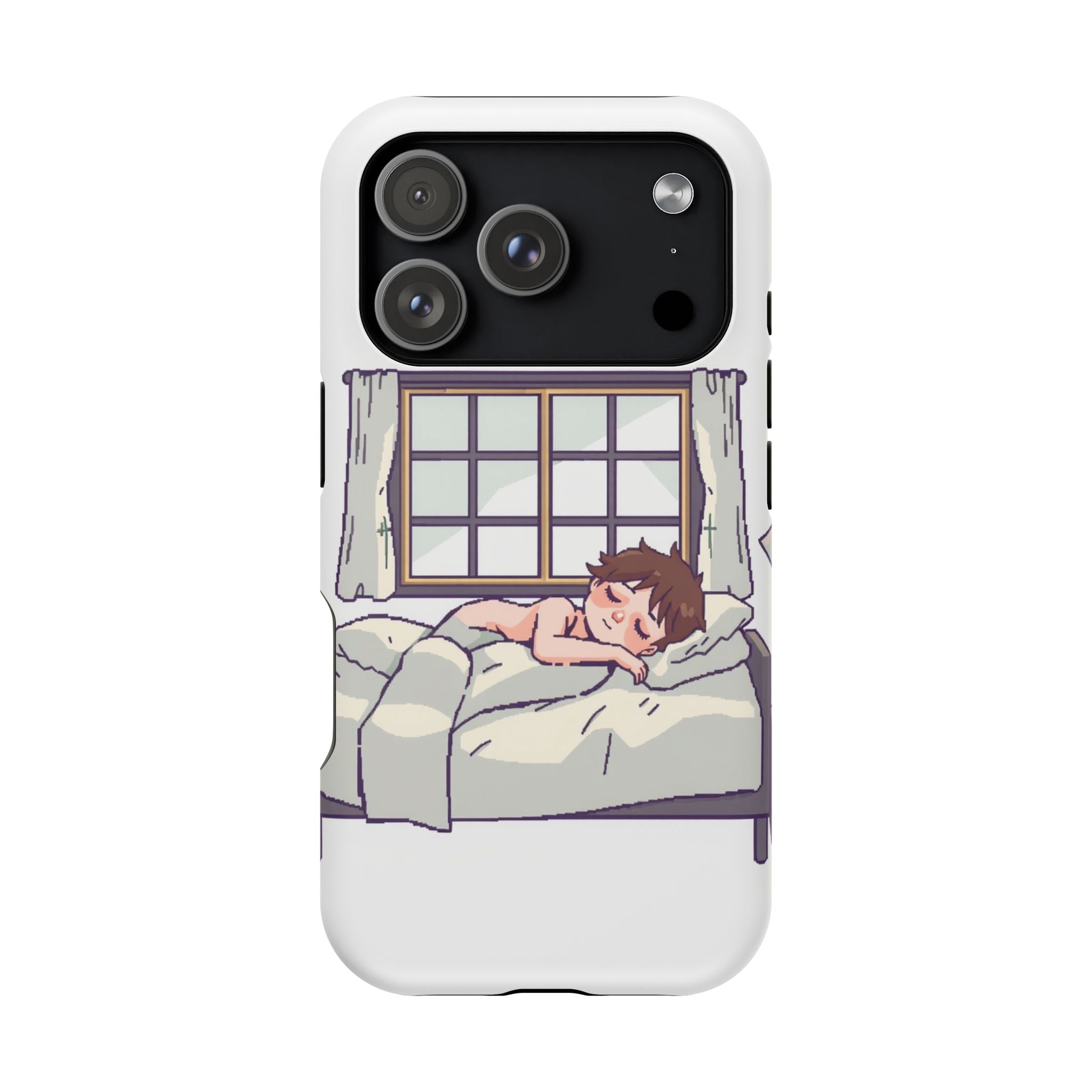 iPhone Do Not Disturb: Napping Bold Art Slim Everyday Designer Case · iPhone Cas