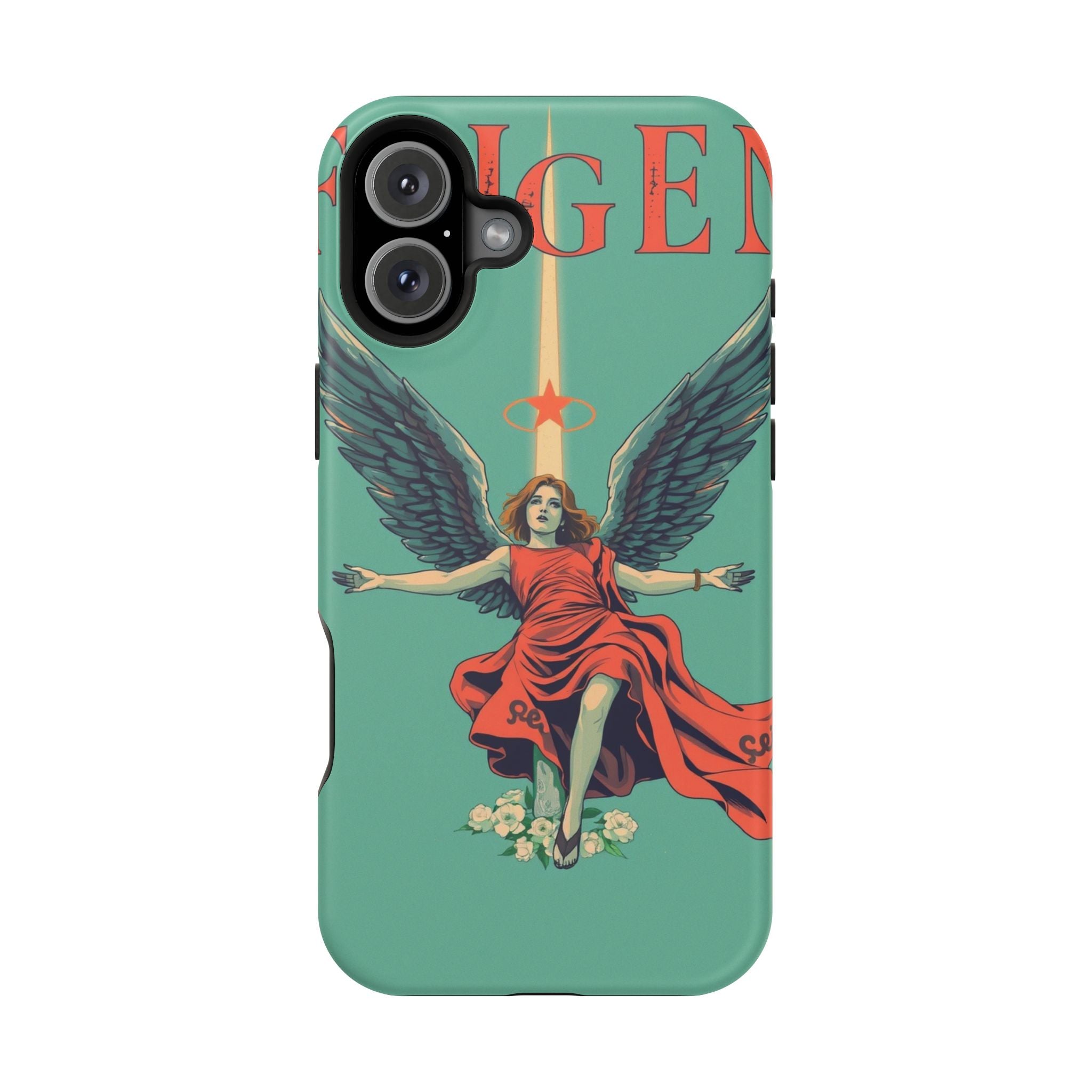 iPhone Radiant Fallen Angel Design Bold Modern Everyday Snap Case · iPhone Case