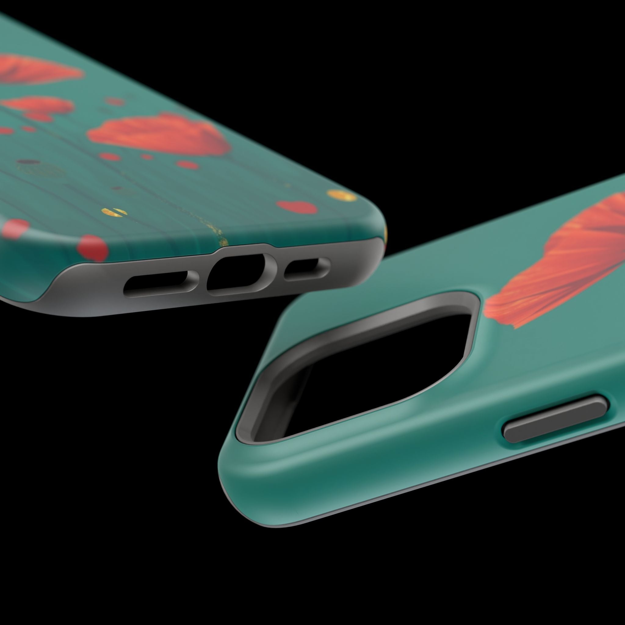 iPhone Earthy Poppy Field Design Bold Modern Everyday Snap Case · iPhone Case