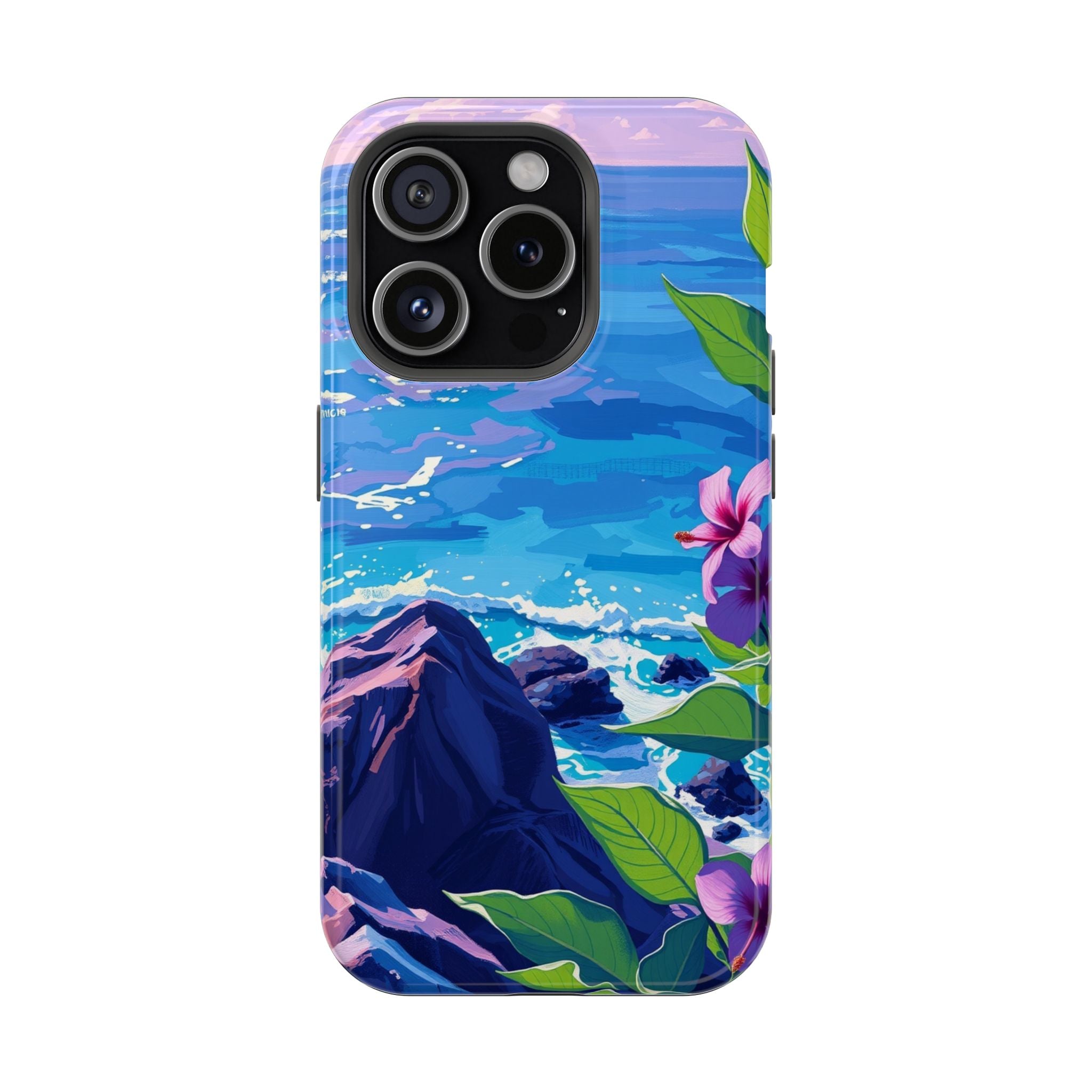 iPhone Hibiscus Coast Enchanted Art Slim Everyday Designer Case · iPhone Case