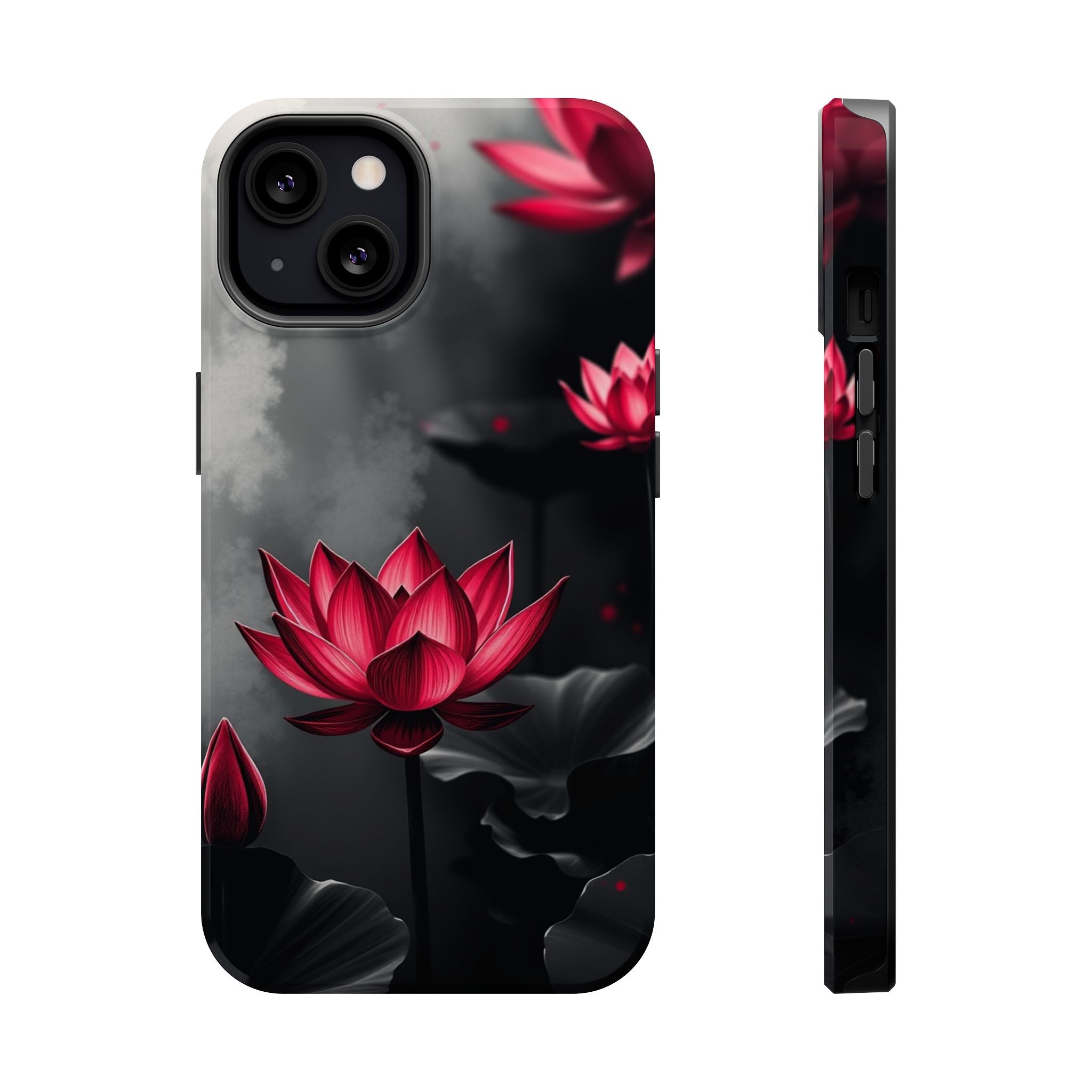 iPhone Lotus Pond Mystic Art 15 Slim Everyday Designer Case · iPhone Case