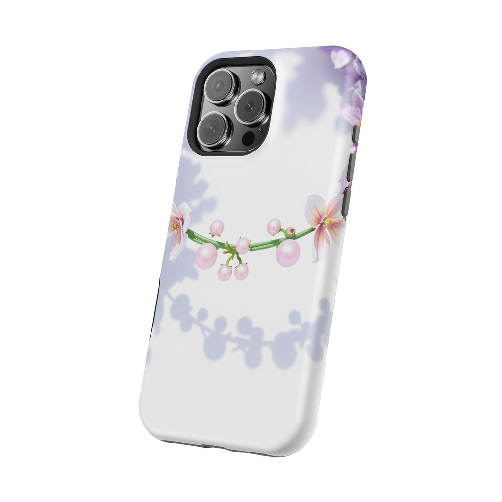 iPhone Vibrant Floral Crown Design Clean Minimal Snap Cas Slim Snap Case · iPhon