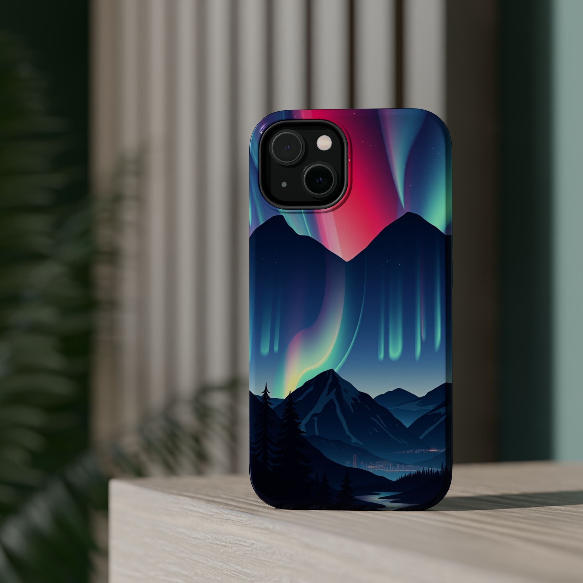 iPhone Dreamy Northern Lights Design Slim Everyday Designer Case · iPhone Case