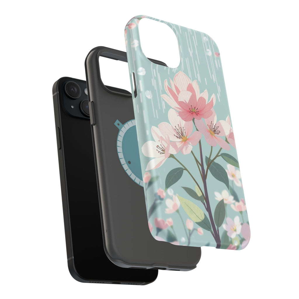 iPhone Mint And Blush Spring Shower Bloom Slim iPhone Everyday Designer · iPhone