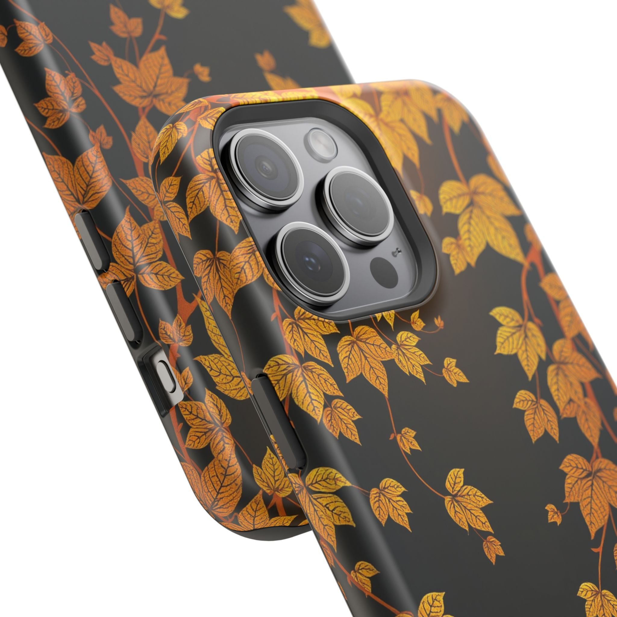 iPhone Mustard And Rust Art Nouveau Vine Slim Everyday iPhone 14 · iPhone Case