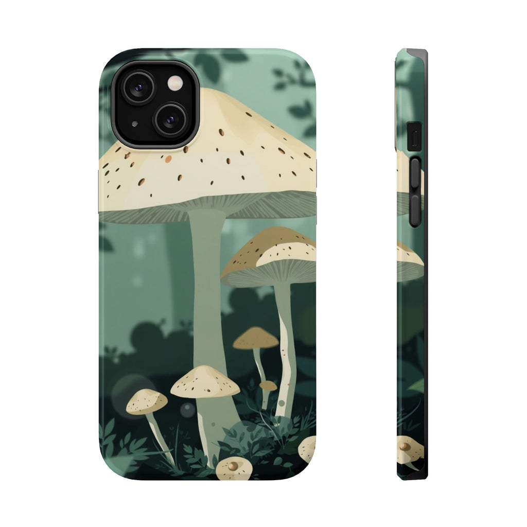 iPhone Sage And Ivory Mushroom Forest Slim Everyday Designer Case · iPhone Case