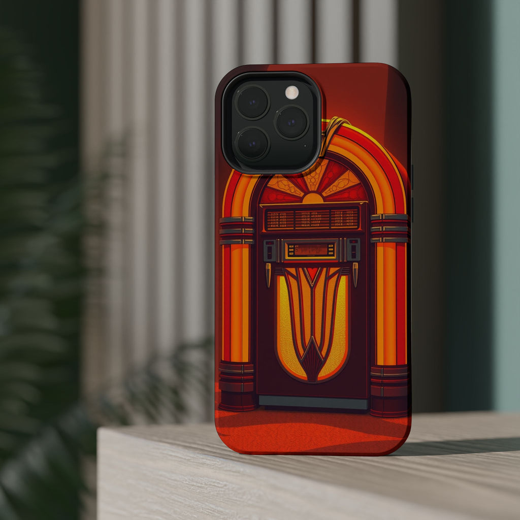iPhone Jukebox Glow Pop Art Bold Bold Modern Everyday Snap Case · iPhone Case