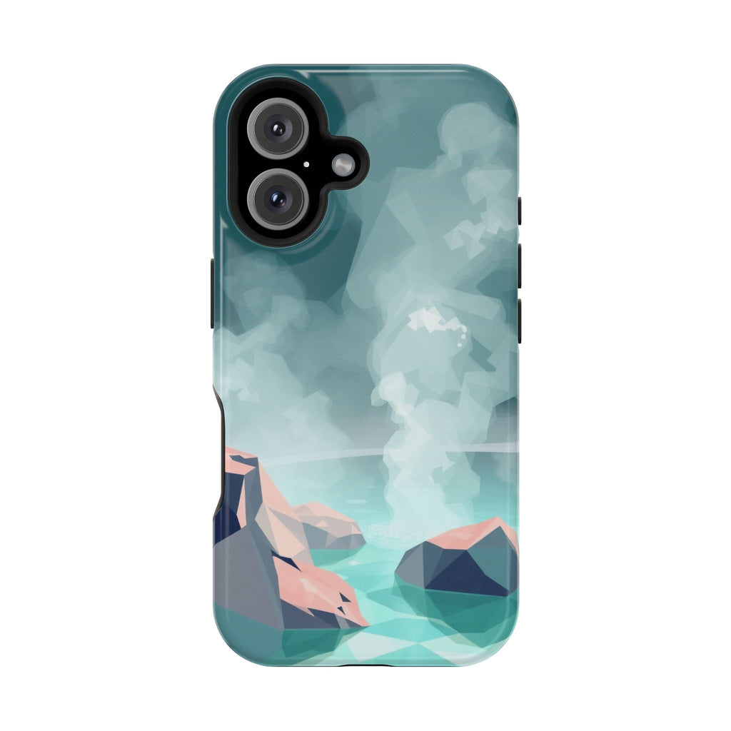 iPhone Mint And Blush Hot Spring Steam Slim Everyday iPhone 10 Designer · iPhone