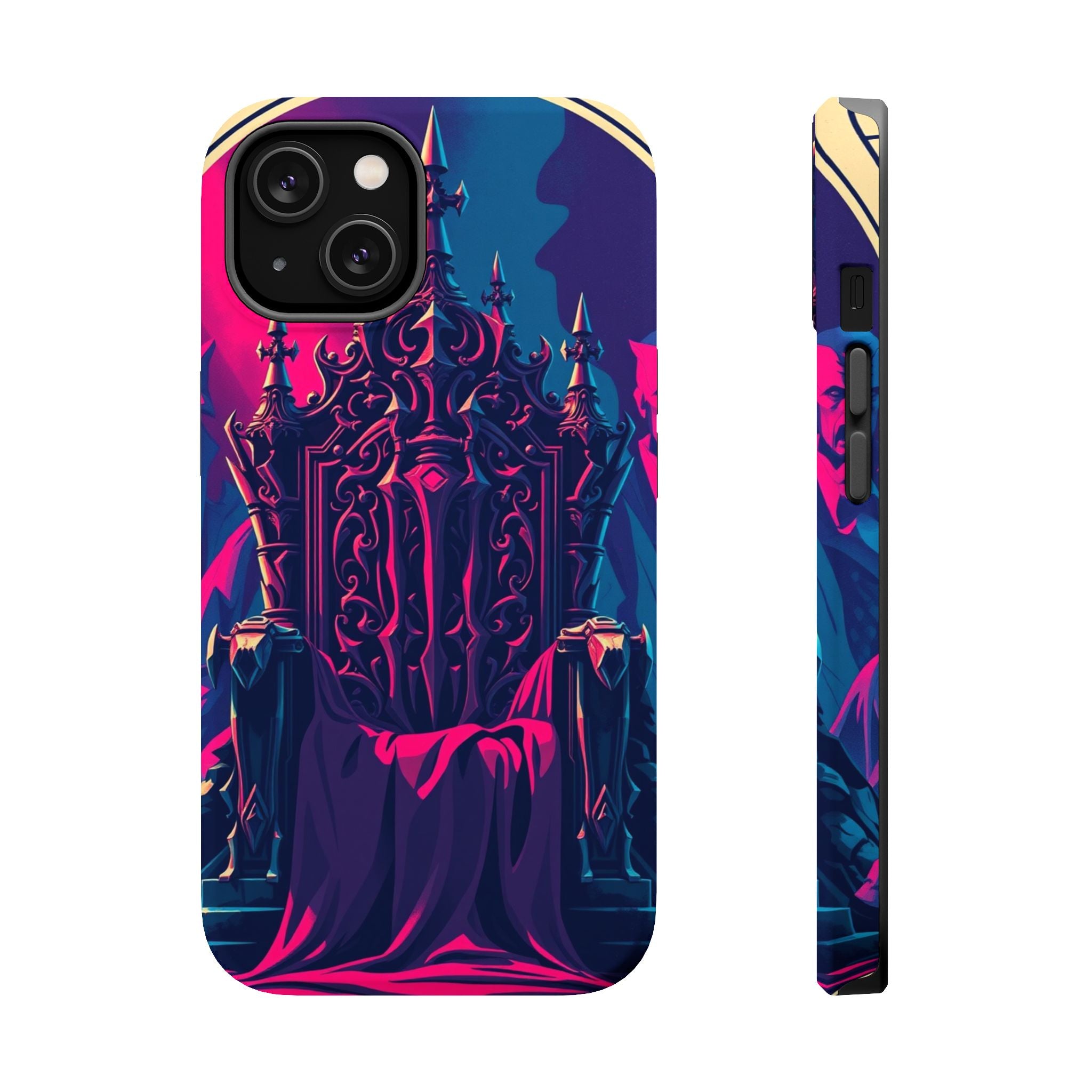 iPhone Lich King Throne Vintage Retro Poster Slim Everyday Designer Case · iPhon