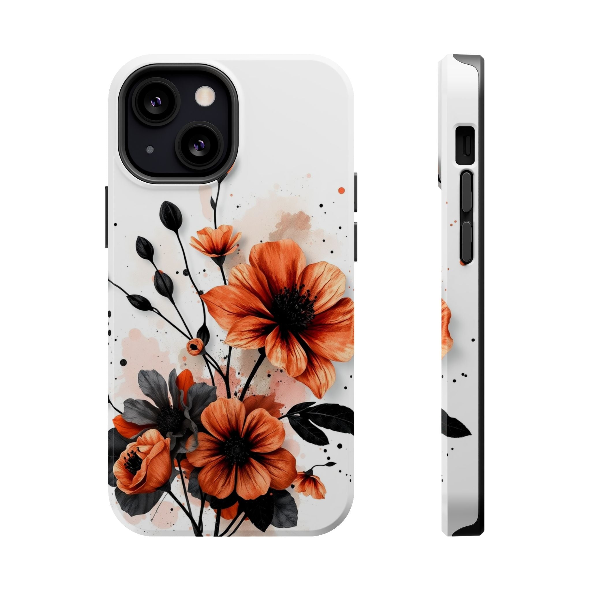 iPhone Floral Watercolor Splash 3D Digital Slim iPhone Everyday · iPhone Case